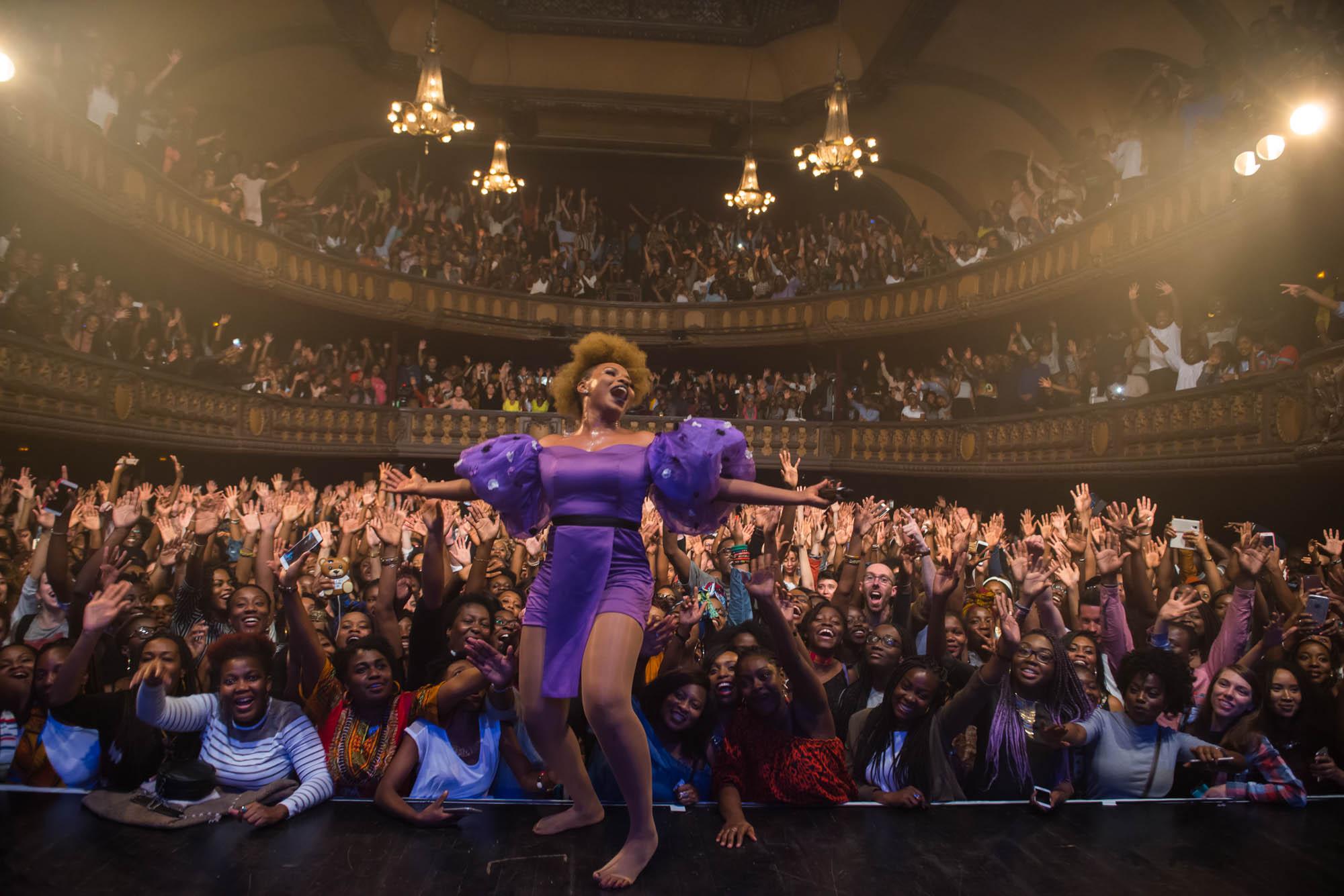 Yemi Alade performs at Le Trianon