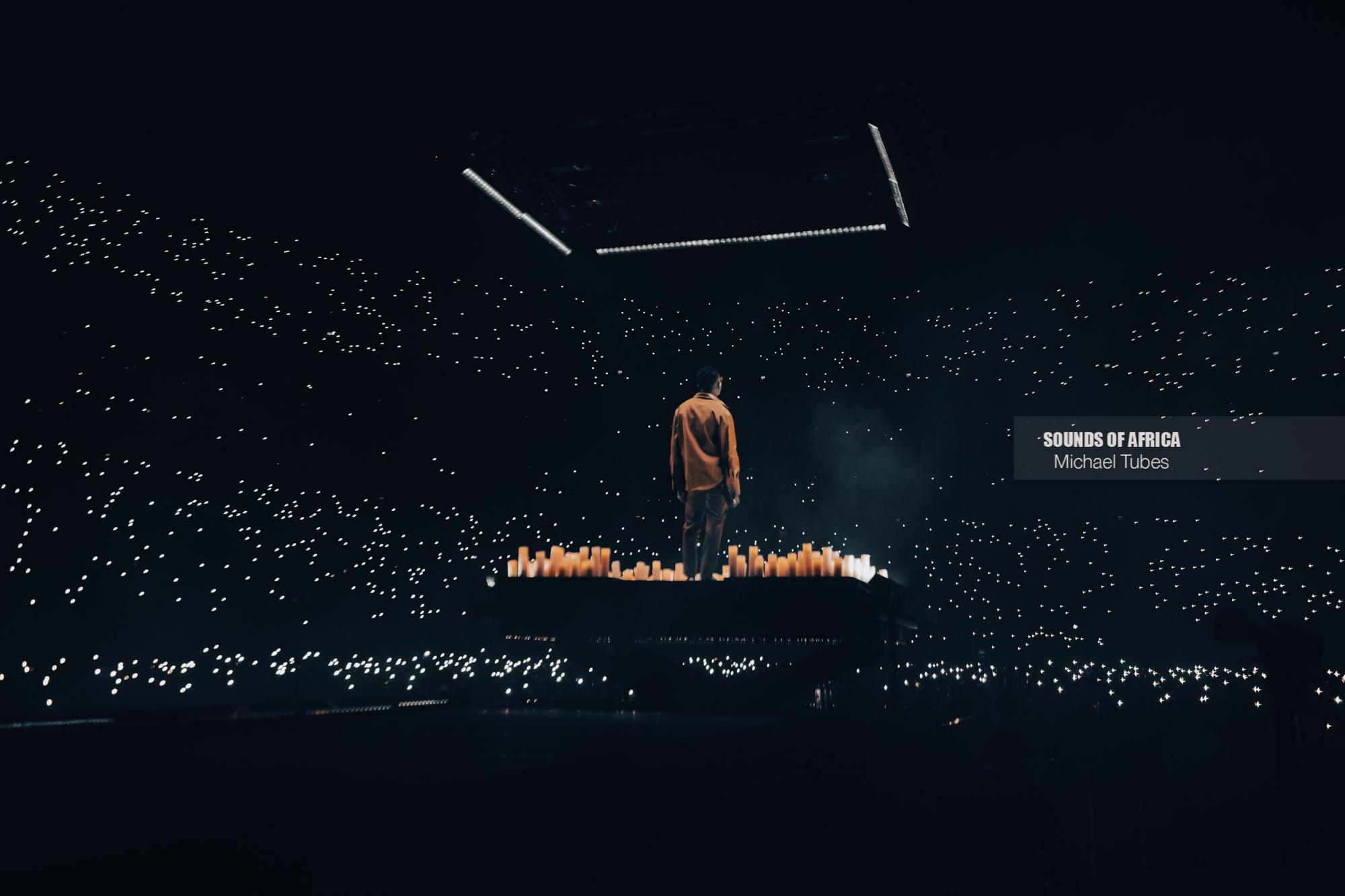 London, UK. 1st December 2021. Wizkid performs at The O2 Arena on Day3. Photographed by Michael Tubi