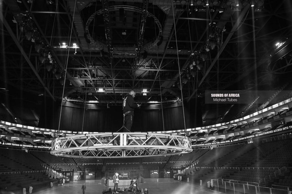 London, UK. 27th January, 2019. Davido’s rehearsal before his live performance at The 02 Arena. Photographed Michael Tubes.
