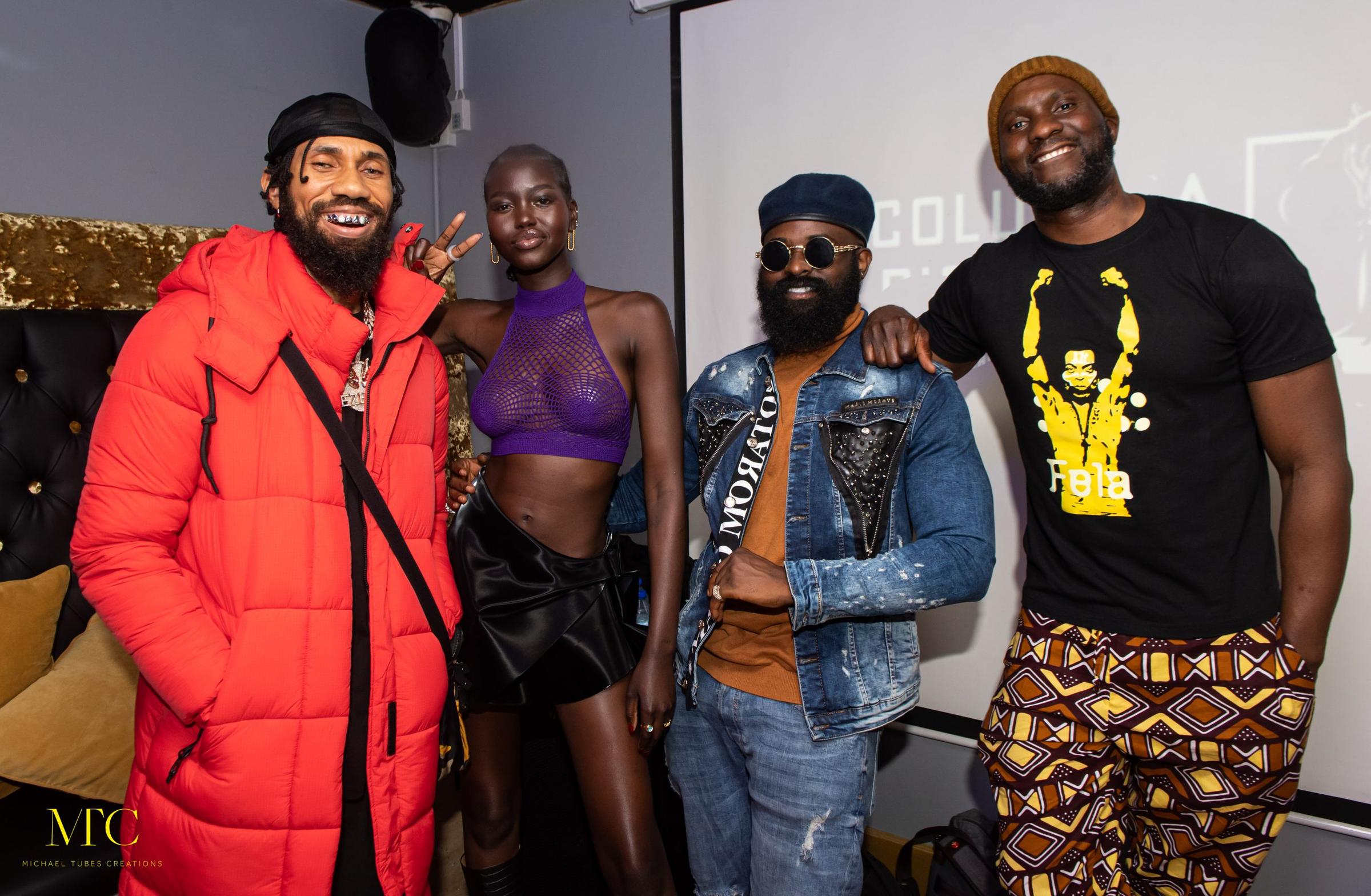 London, UK. 13th November 2021. Phyno Album Listening party at Smade Lounge. Photographed by Michael Tubes