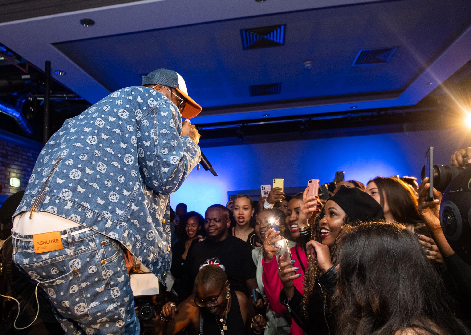 London, UK. 19th April 2022. Diamond Platnumz FOA Album Listening Party UK at Modrian Shoreditch. Photographed by Michael Tubes