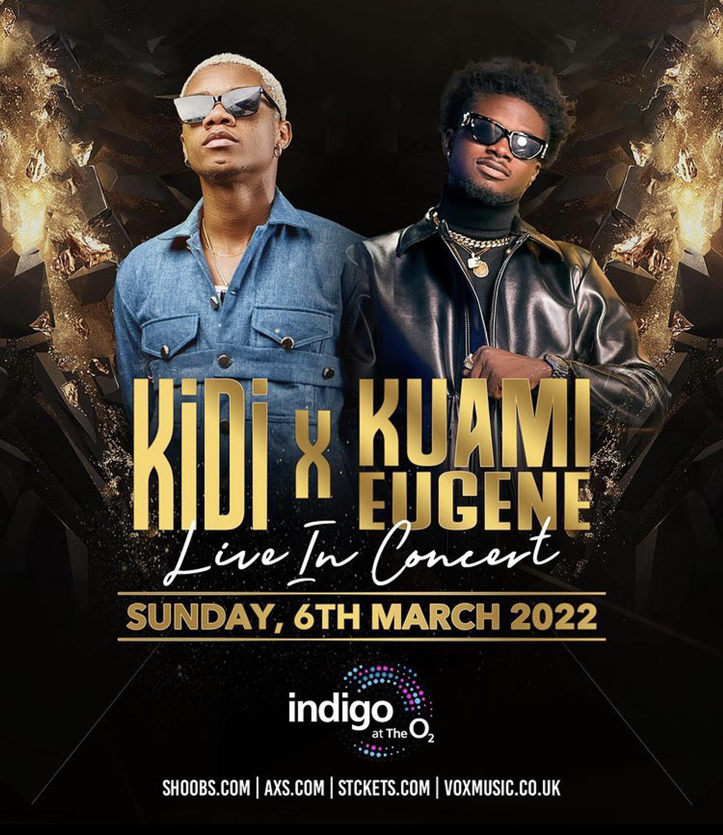 KiDi and Kuami Eugene Concert