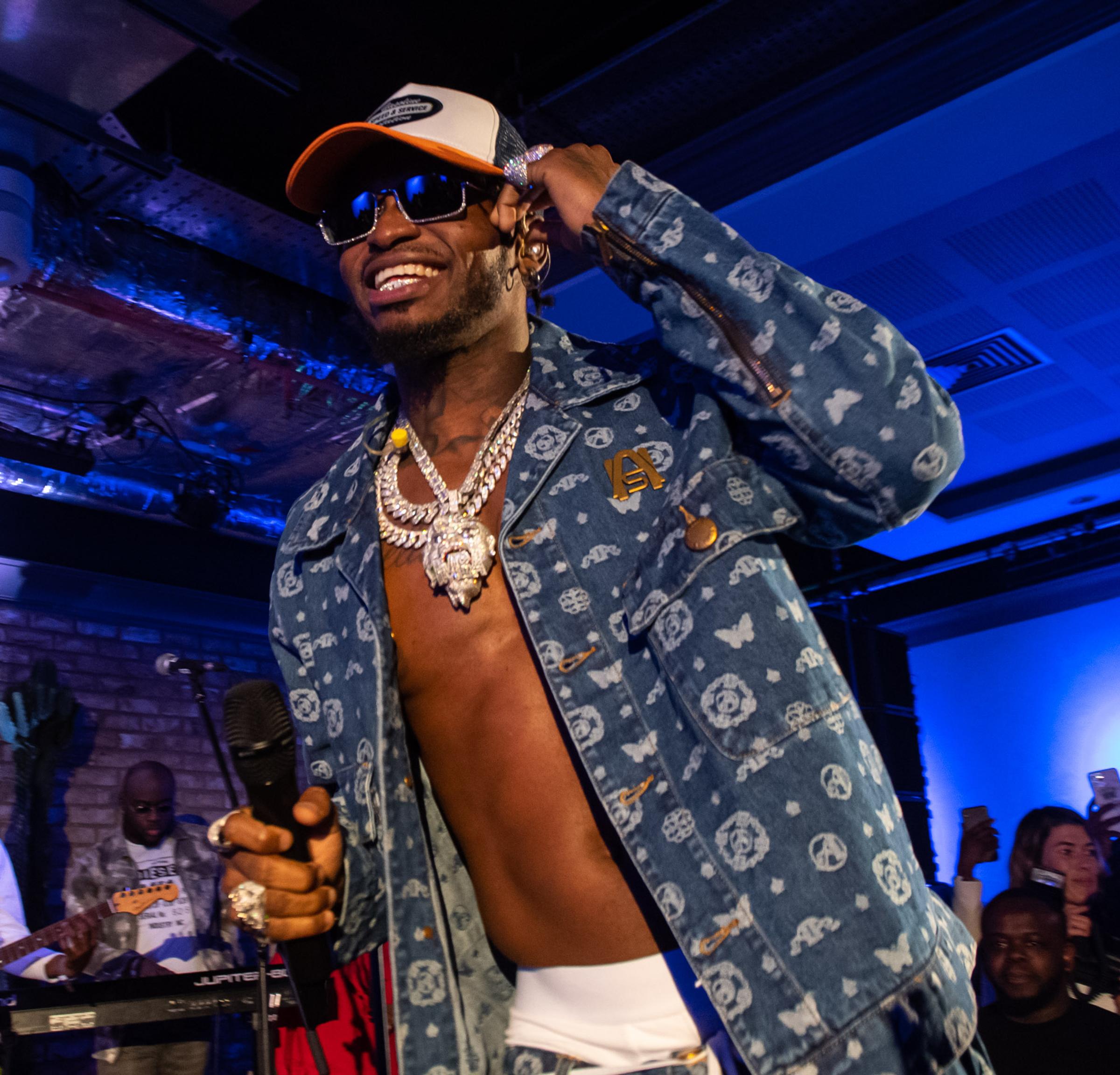 London, UK. 19th April 2022. Diamond Platnumz FOA Album Listening Party UK at Modrian Shoreditch. Photographed by Michael Tubes