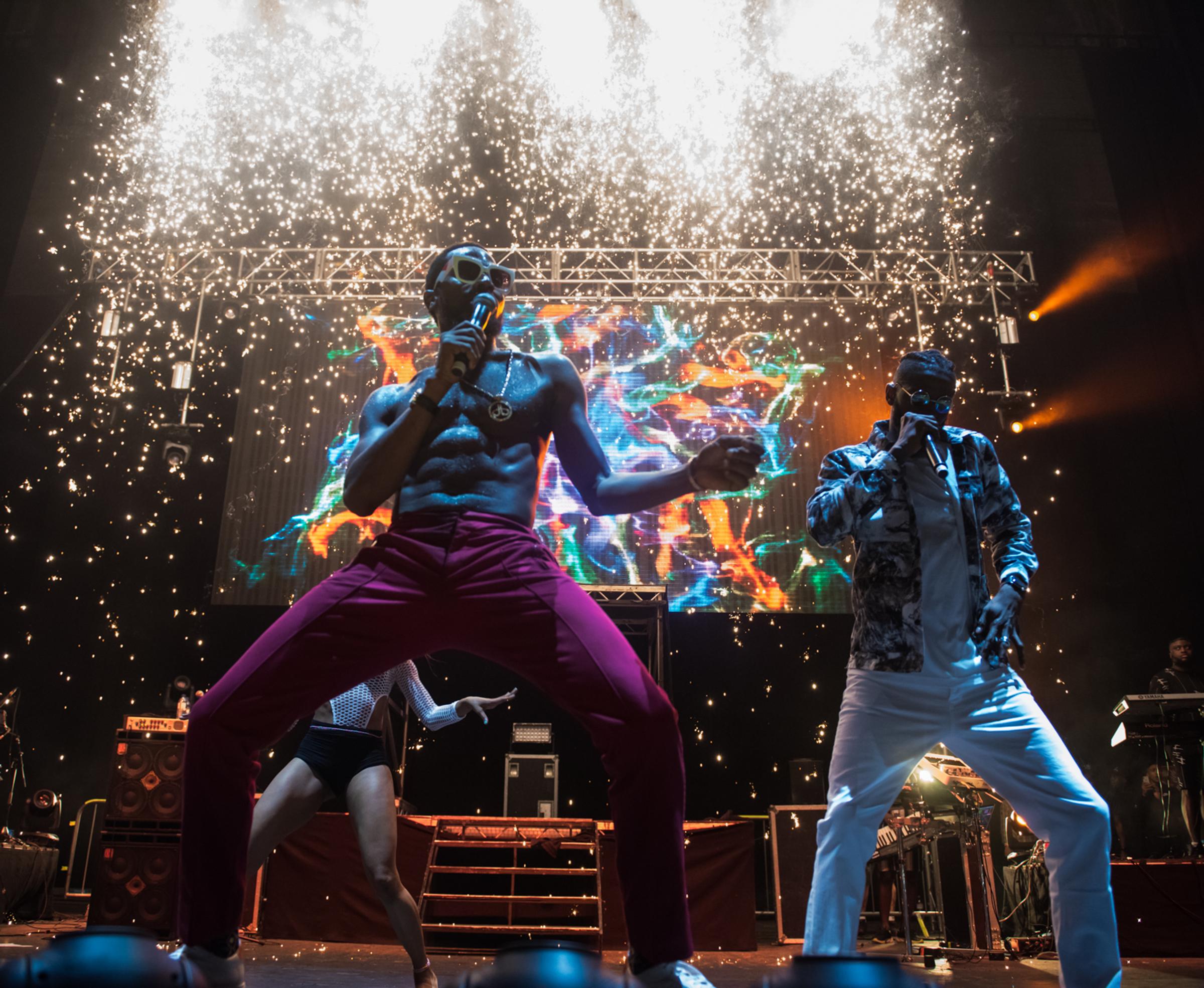 London, United Kingdom. 25th August 2019. Dbanj performing live with Compozers at 02 Academy Brixton during his UK tour.