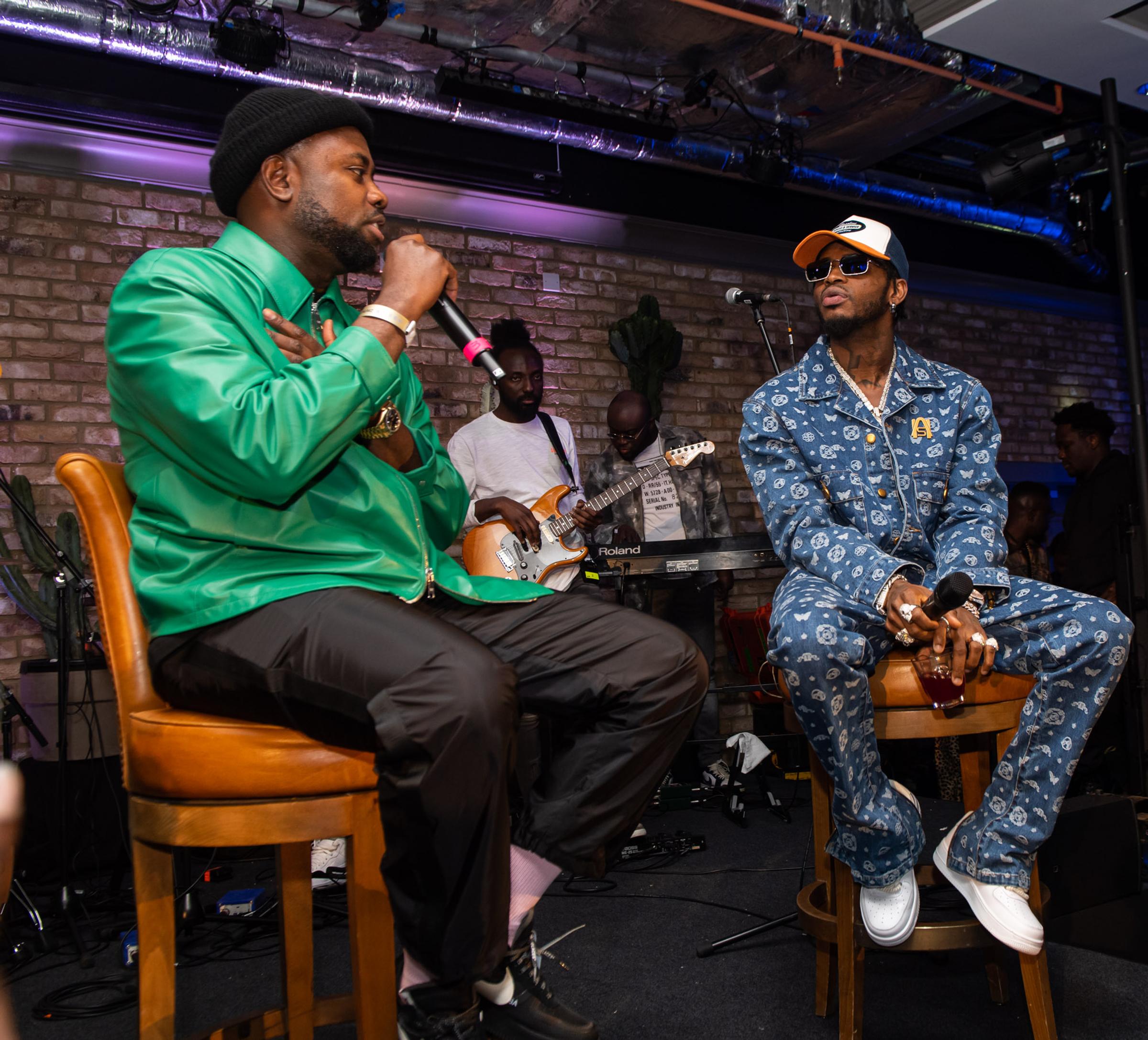 London, UK. 19th April 2022. Diamond Platnumz FOA Album Listening Party UK at Modrian Shoreditch. Photographed by Michael Tubes