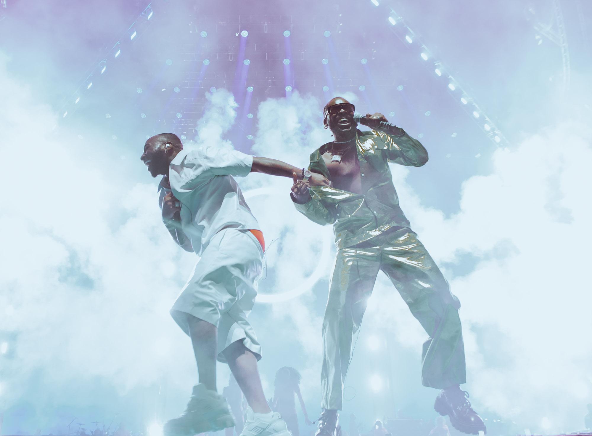 London, UK. 5th March 2022. Adekunle Gold & Davido performs at the O2 Arena Photographed by Michael Tubes