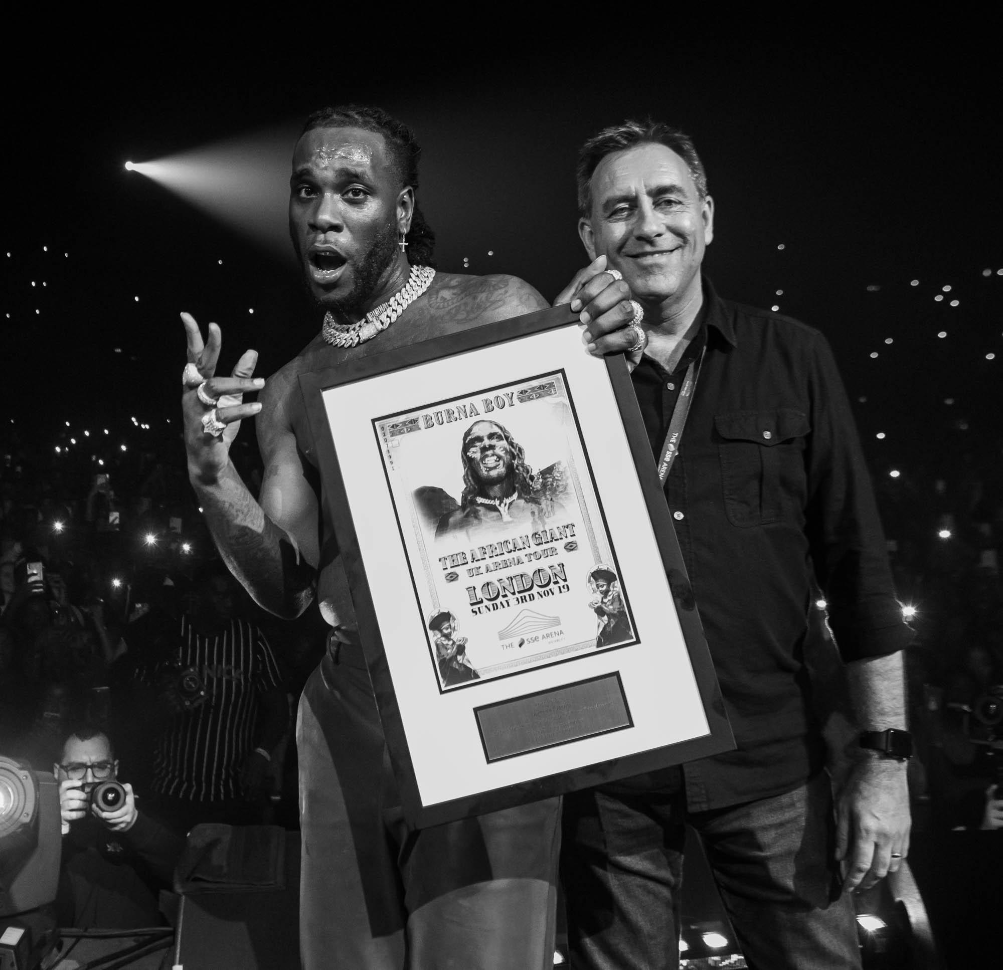 London, United Kingdom. 3rd November 2019. Burnaboy Performed at his African Giant Tour. Photographed by Michael Tubi.