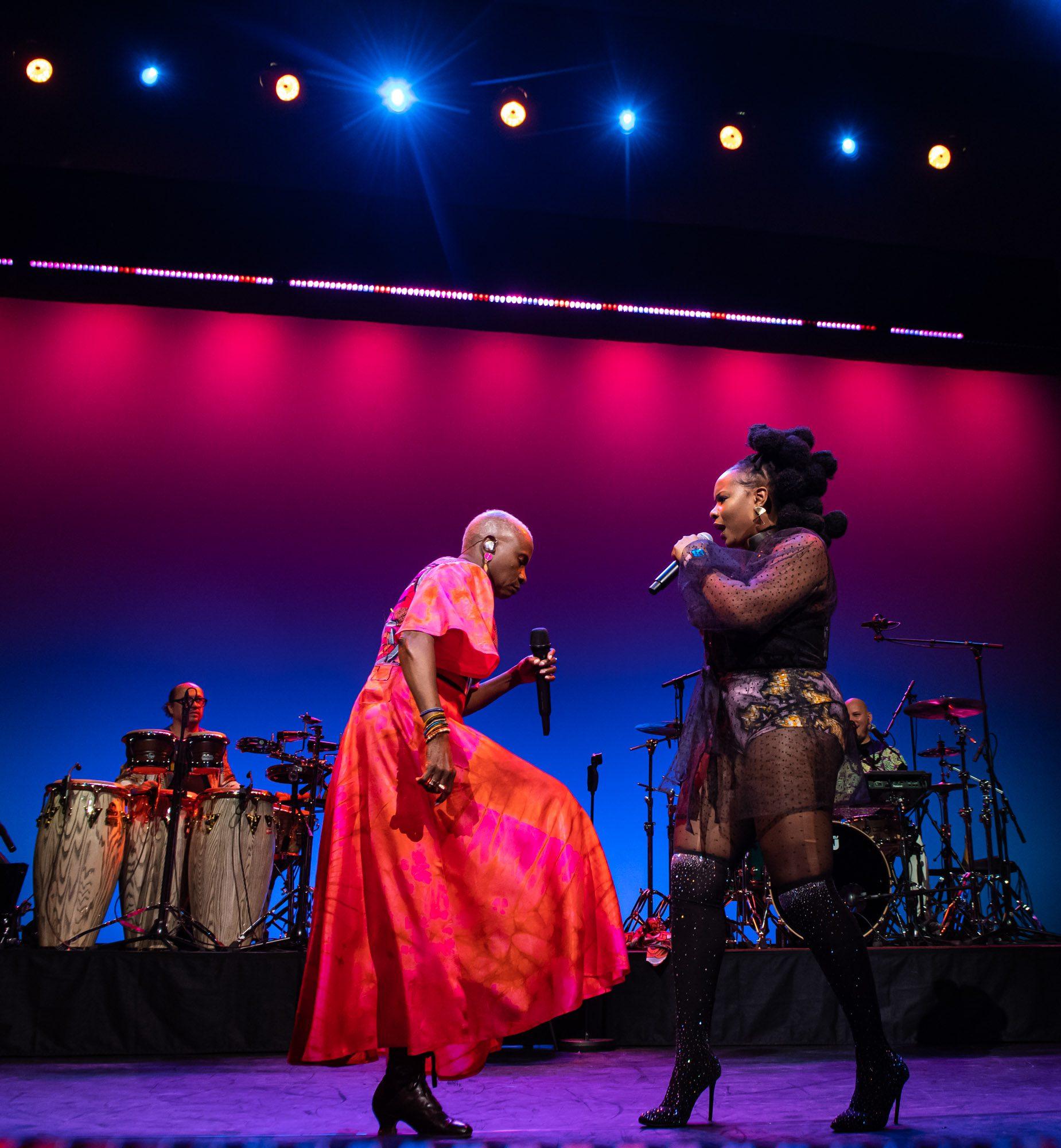 Amsterdam, Holland. 03rd June 2022. Angelique Kidjo & Yemi Alade performing live at Holland Festival. Photographed by Michael Tubes