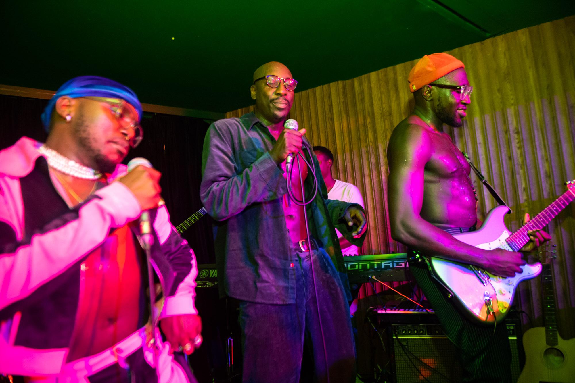 London, UK. 10th October 2021. Sauti Sol performing live Laylow. Photographed by Michael Tubes