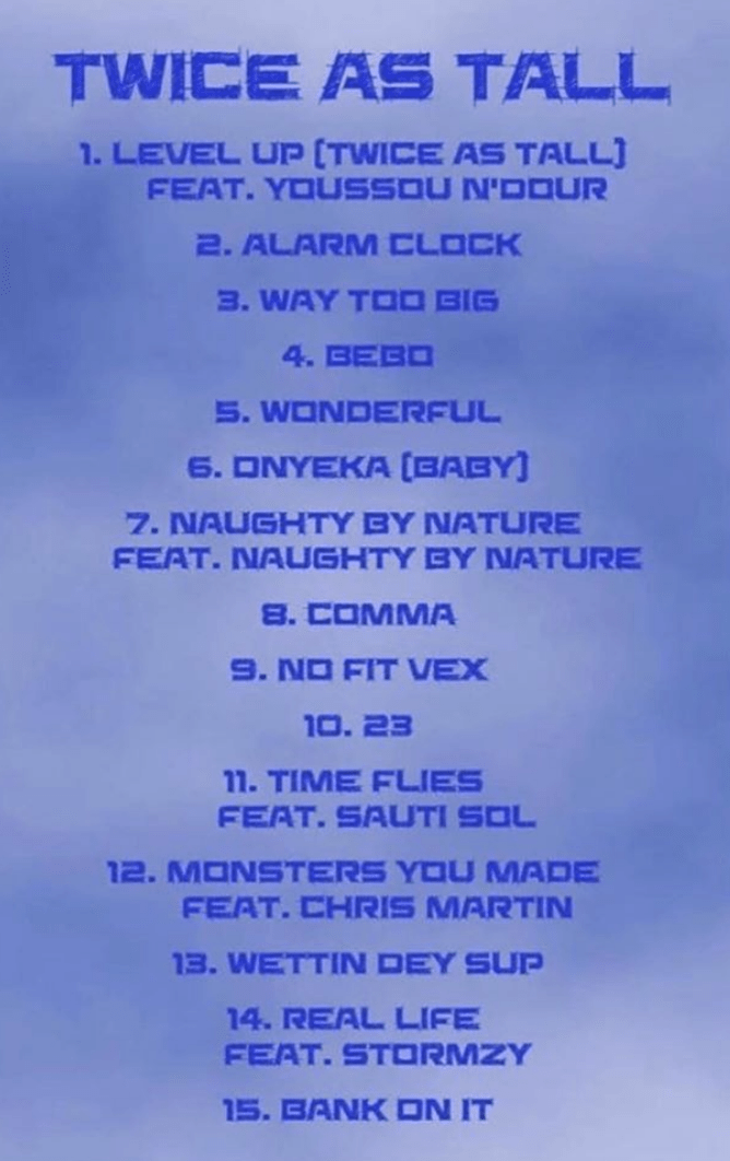 Twice as Tall – Track list