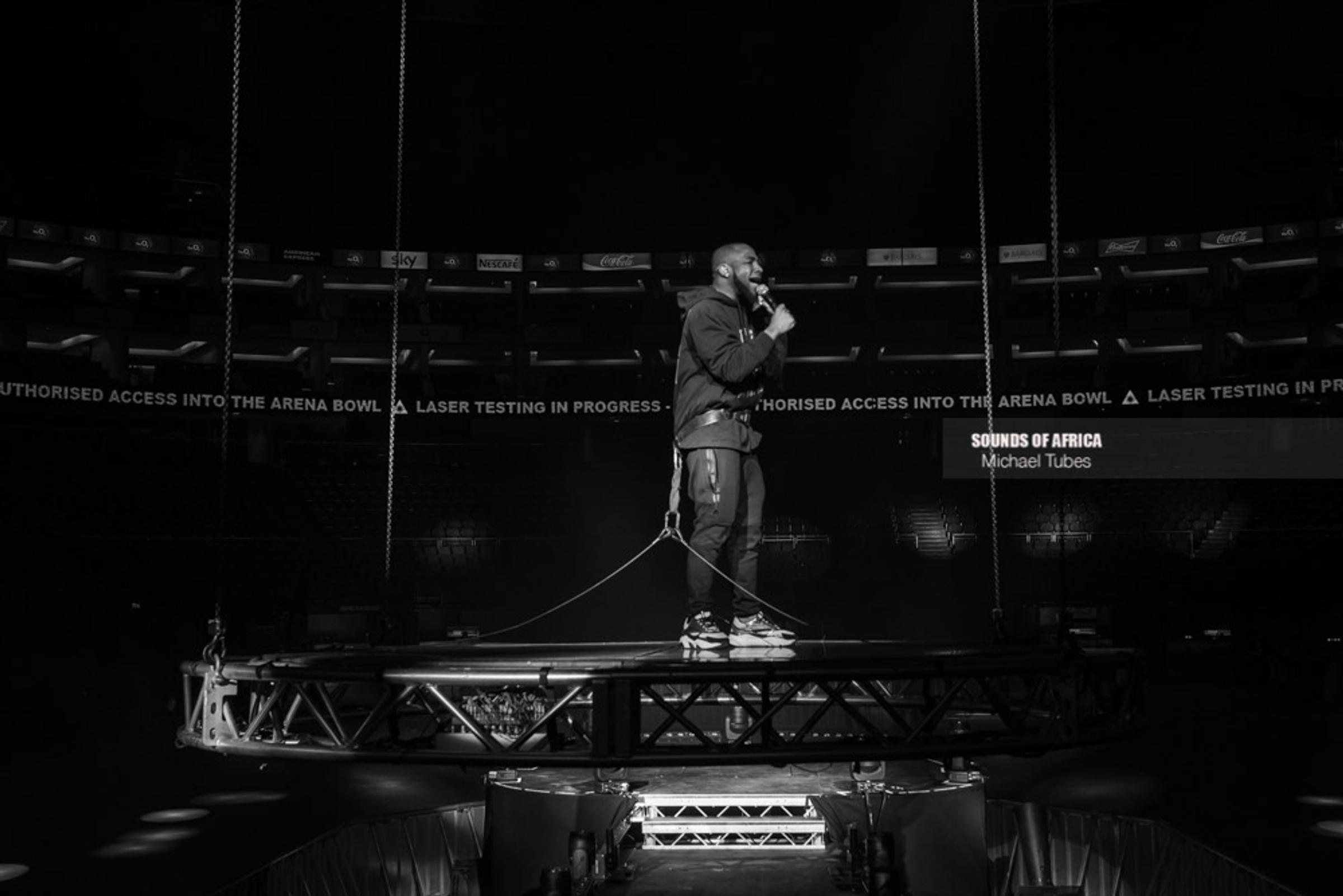 London, UK. 27th January, 2019. Davido’s rehearsal before his live performance at The 02 Arena. Photographed Michael Tubes.