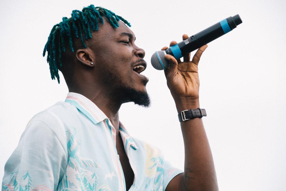 London, United Kingdom. 24th July 2021. Camidoh performing live at Ghana Party in The Park. Photographed by Michael Tubes