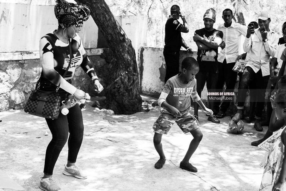 Haiti. 8th August, 2018. Yemi Alade’s philanthropy visit to Orphanage home. Photographed Michael Tubes.