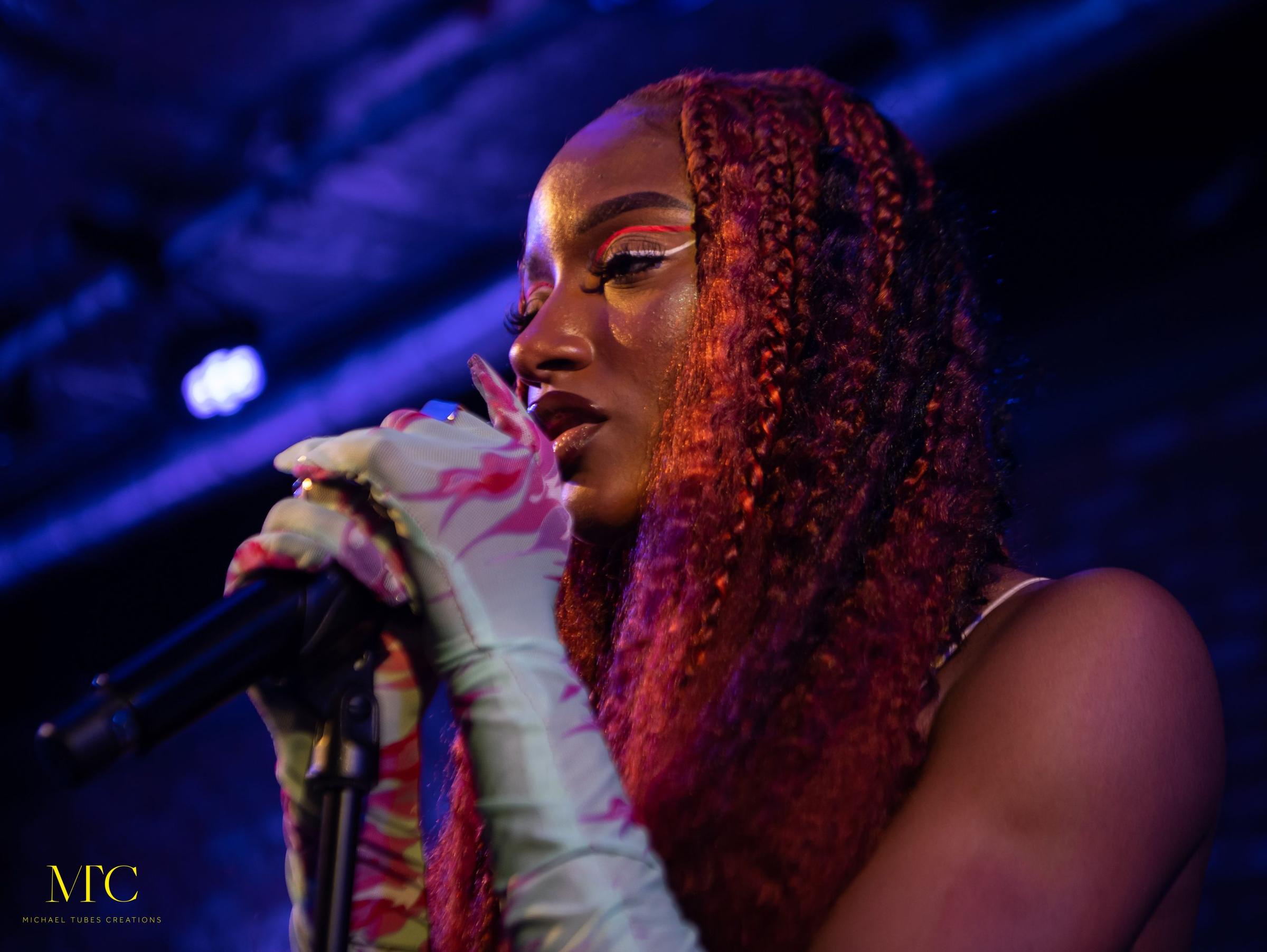 London, UK. 28th October 2021. An Evening with Ayra Starr. Photographed by Michael Tubes