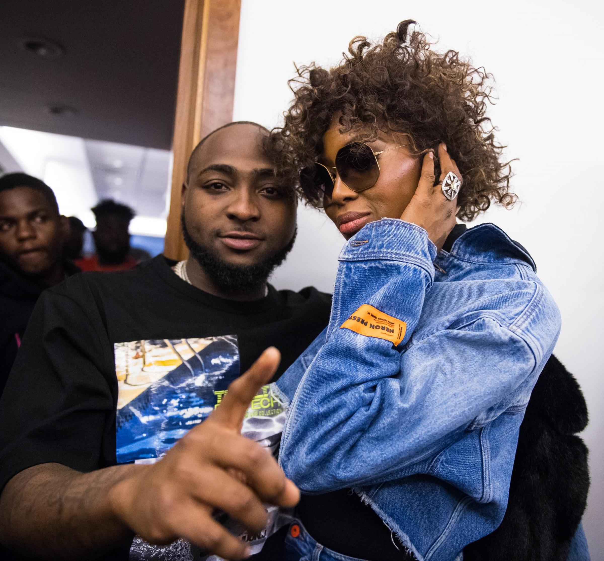 London, United Kingdom. January 27, 2019. Supermodel, Naomi Campbell attends Davido’s concert. Davido performs live on stage at The O2 Arena. Michael Tubi / Alamy Live News