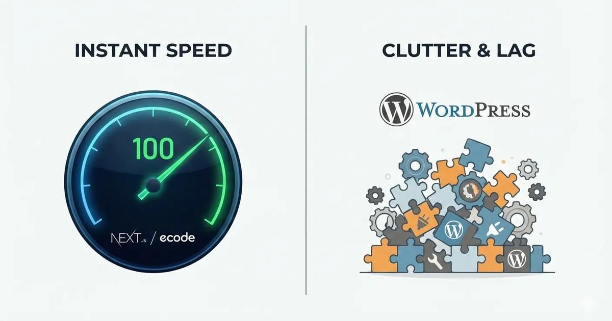 Next.js vs. WordPress: Why High-Growth Businesses are Moving to Custom Development