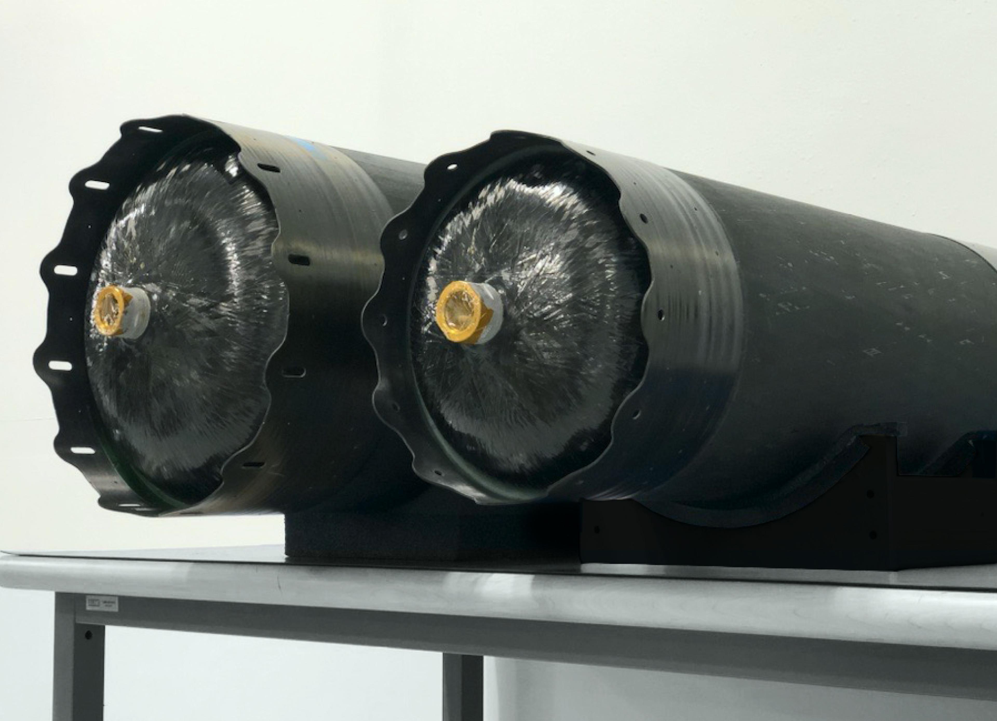 In-house composite overwrapped propellant tanks