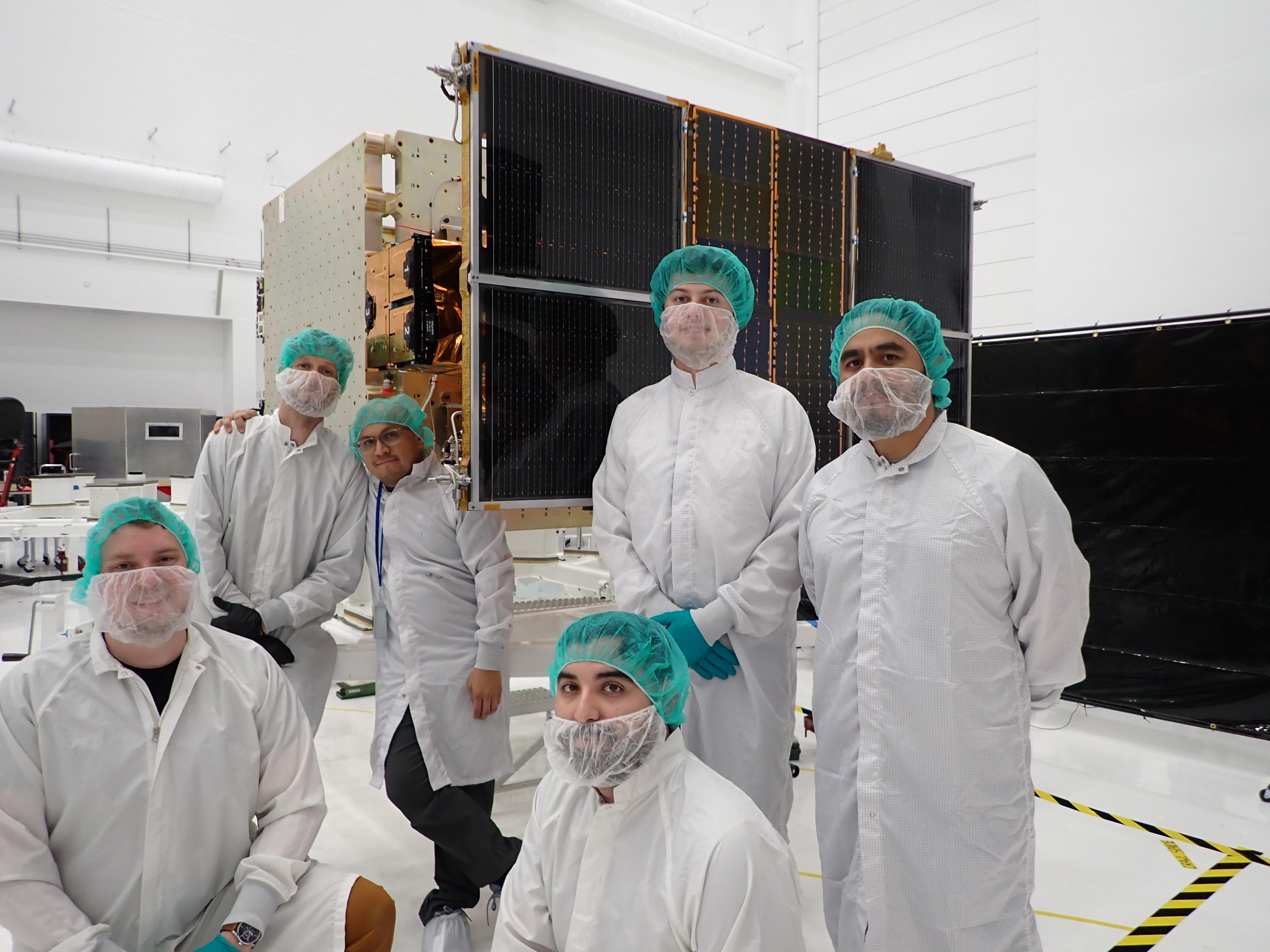 The Impulse team with Mira during integration.