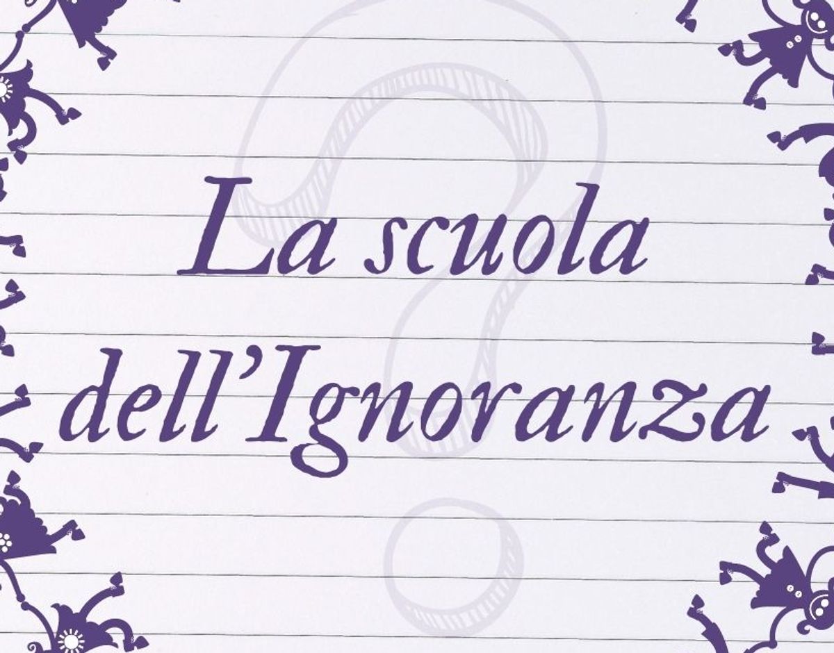 La scuola dell'ignoranza feat Davide Valsecchi, Lisa Valsecchi
