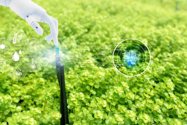 A sustainability conference scene where leaders discuss climate challenges, digitalization, and A.I. readiness during Sustainability Week Europe.