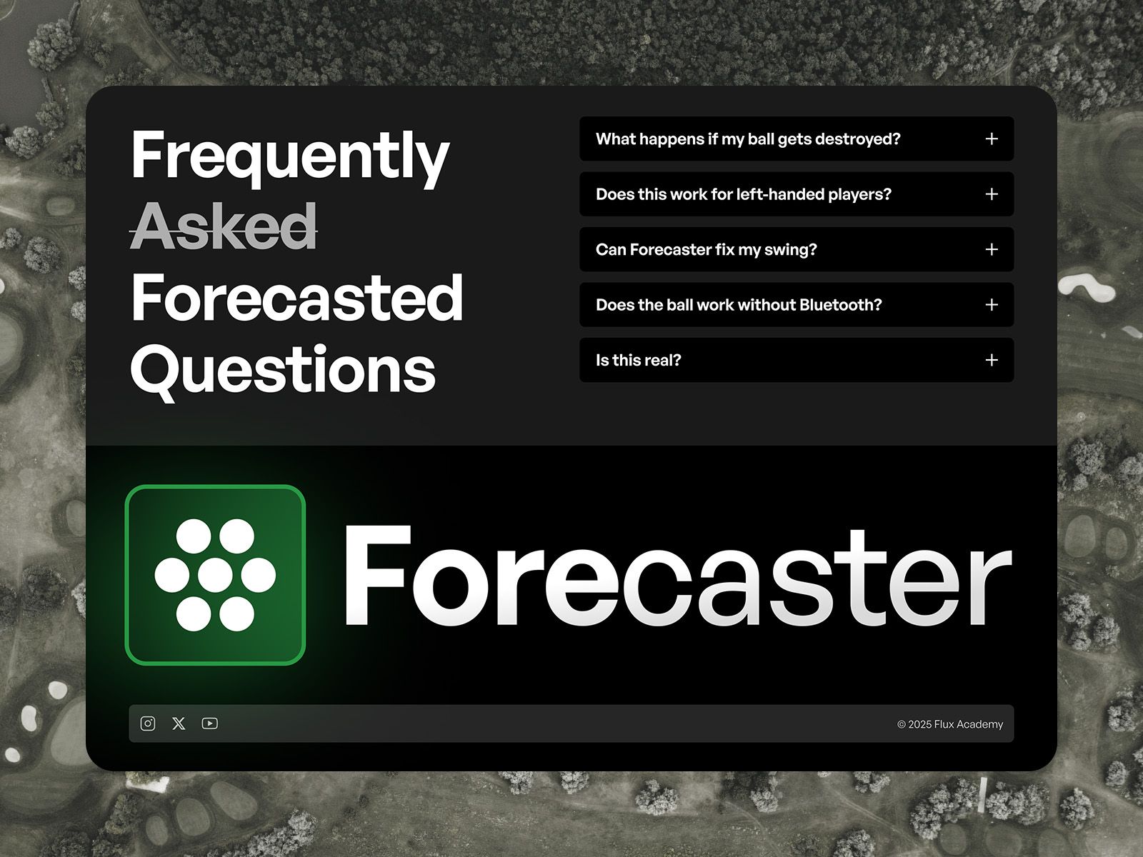 Forecaster frequently asked questions and brand identity.