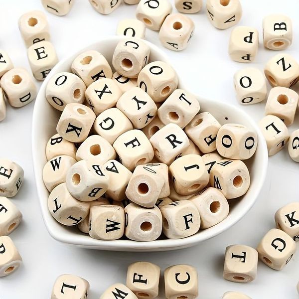 Lettres alphabet en bois