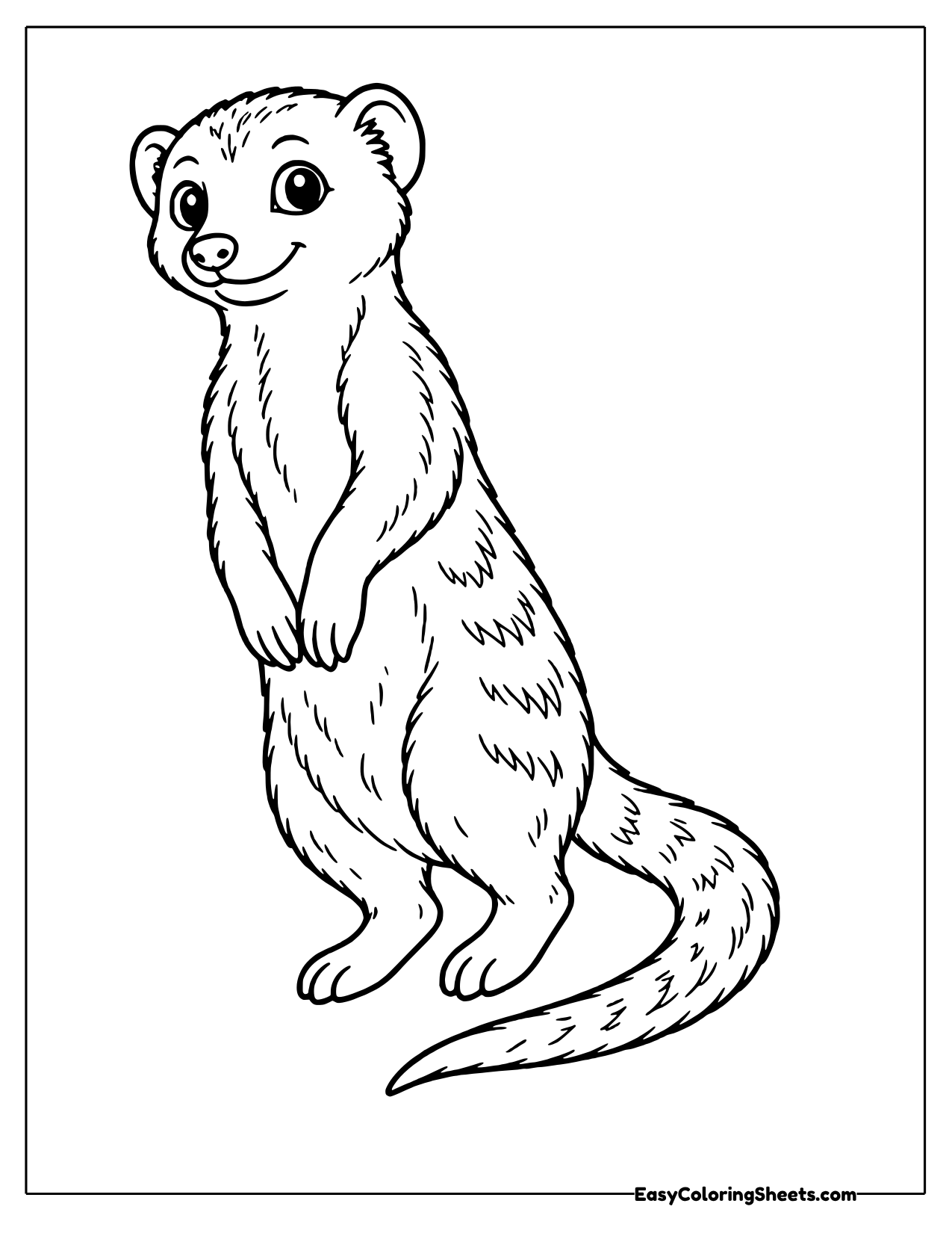 Mongoose standing as a sentry
