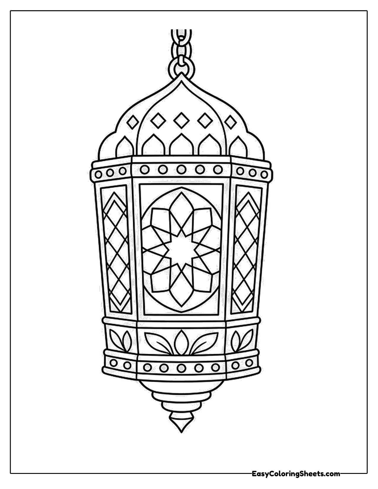 Ornate Ramadan lantern