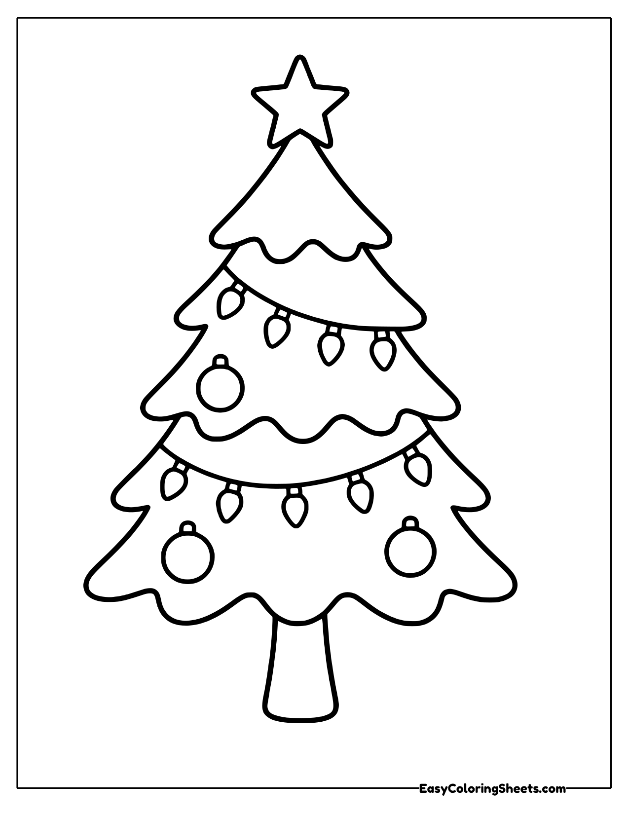 16 Christmas Tree Templates and Templates (Free PDF Printables) | Easy ...