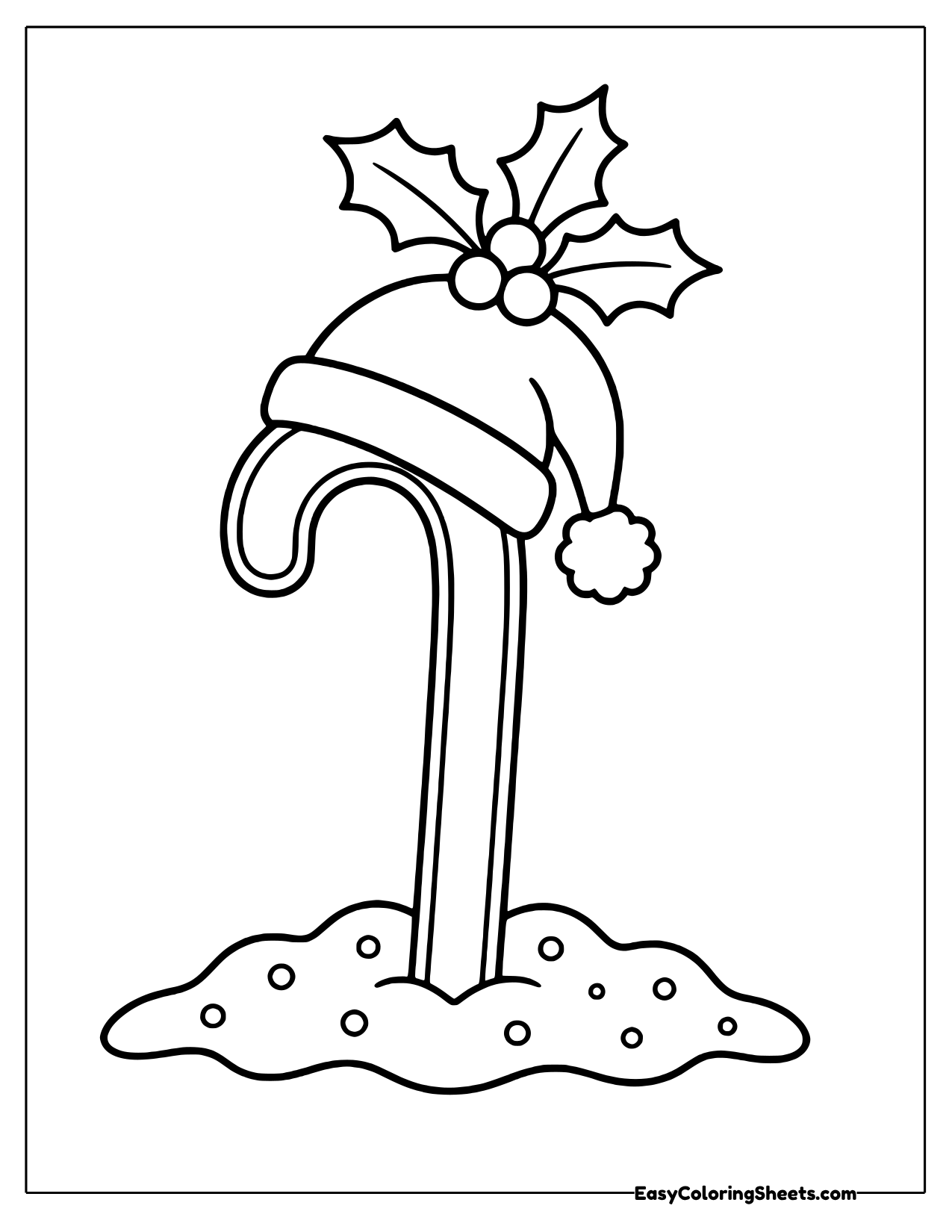 16 Candy Cane Coloring Pages (Free PDF Printables) | Easy Coloring Sheets