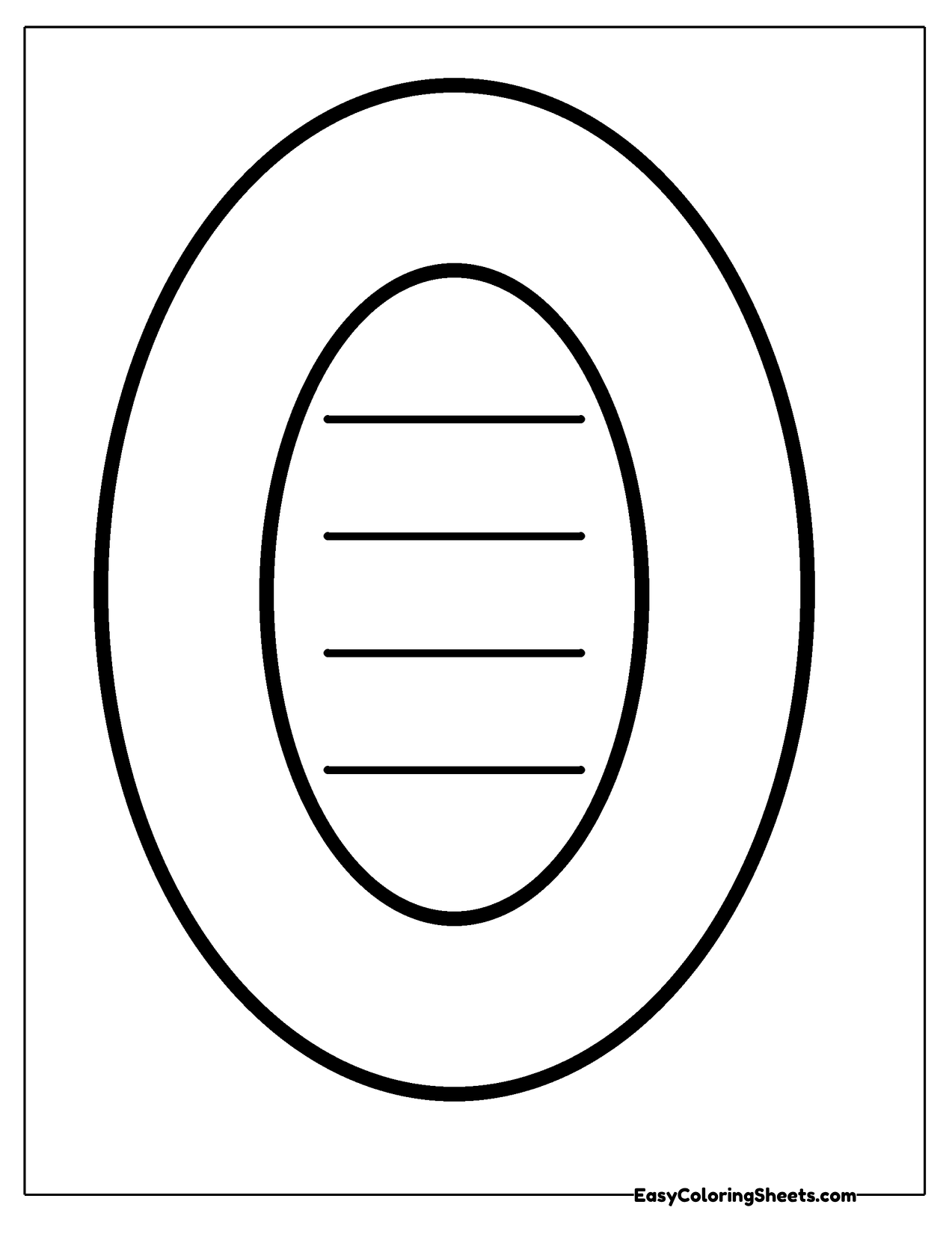 Mango half shown as a big oval with a pit