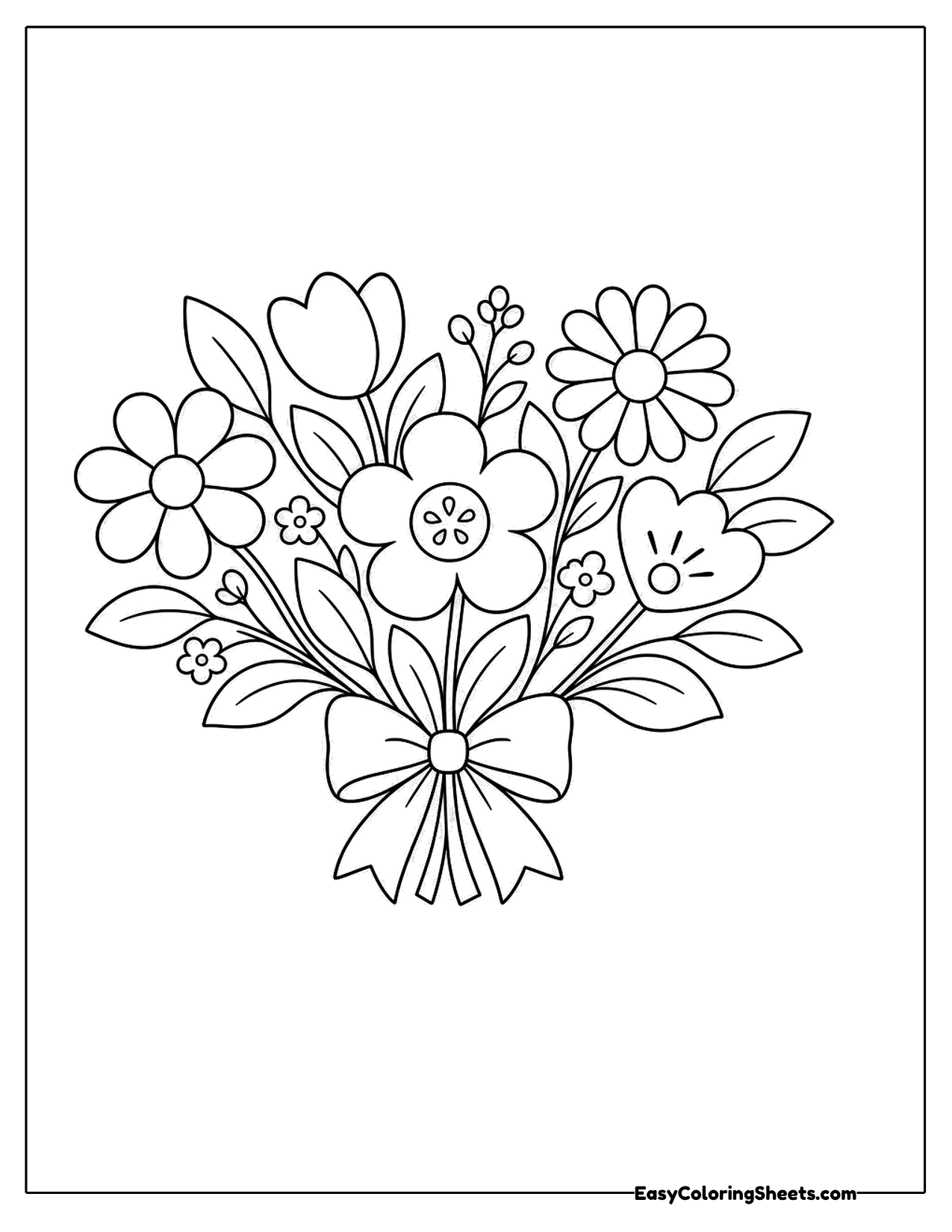 9 Mother's Day Coloring Pages (Free PDF Printables) | Easy Coloring Sheets