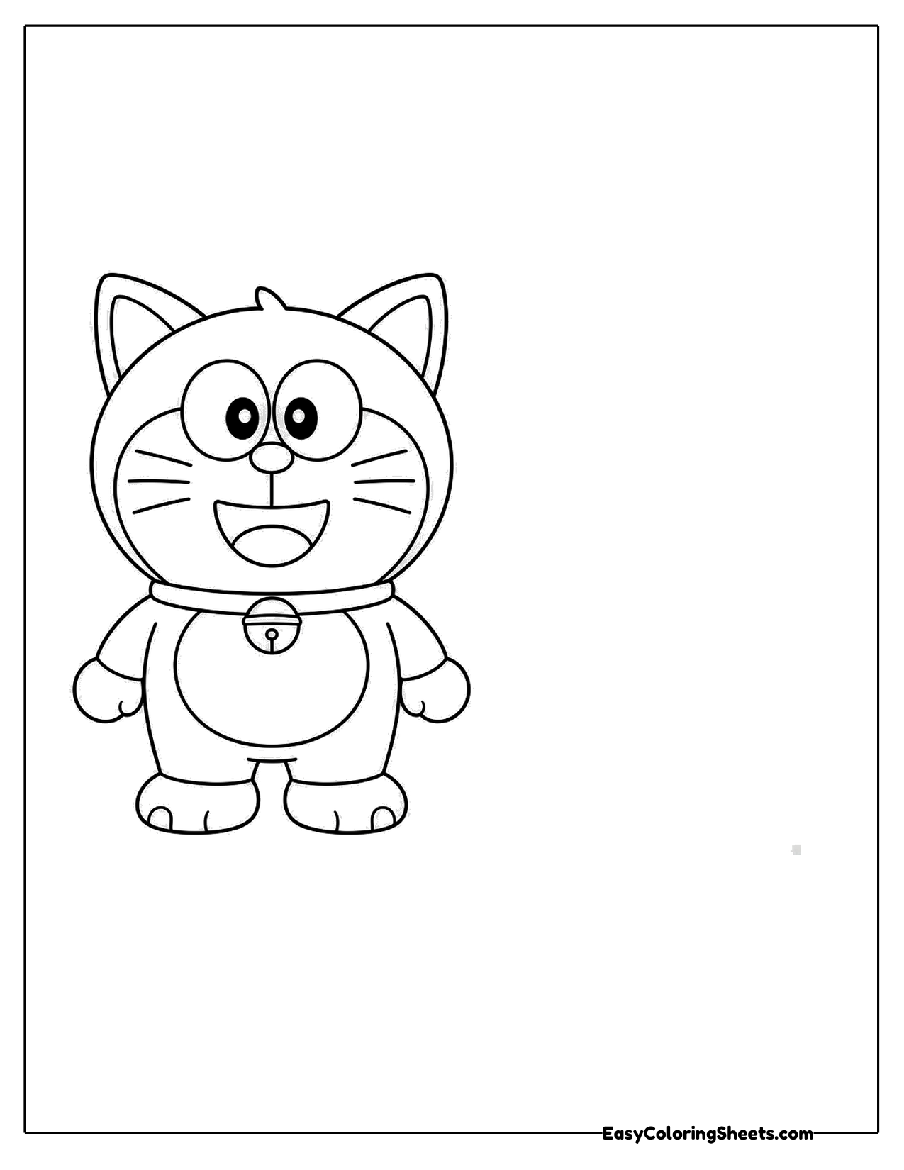 Small robot cat standing