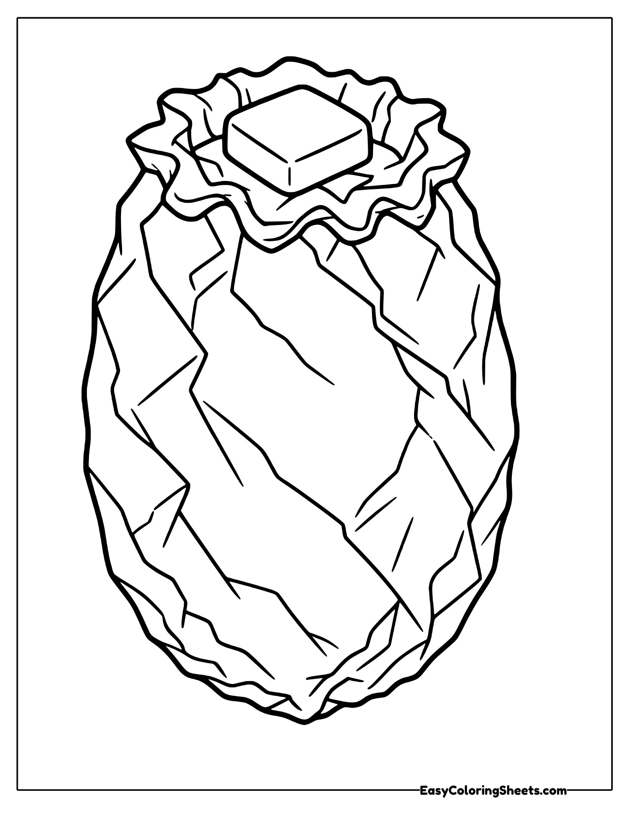 Foil wrapped baked potato topped with a pat of butter