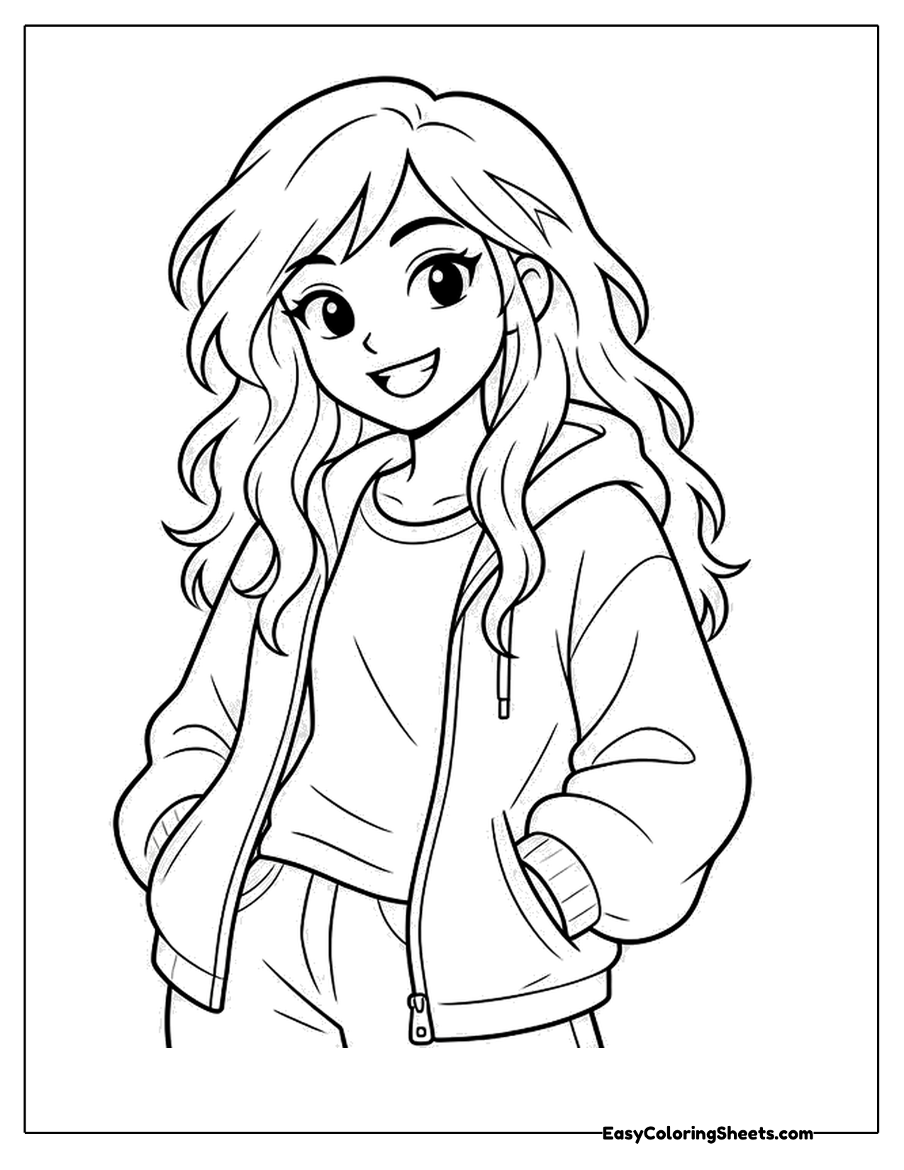Singer in a jacket posing