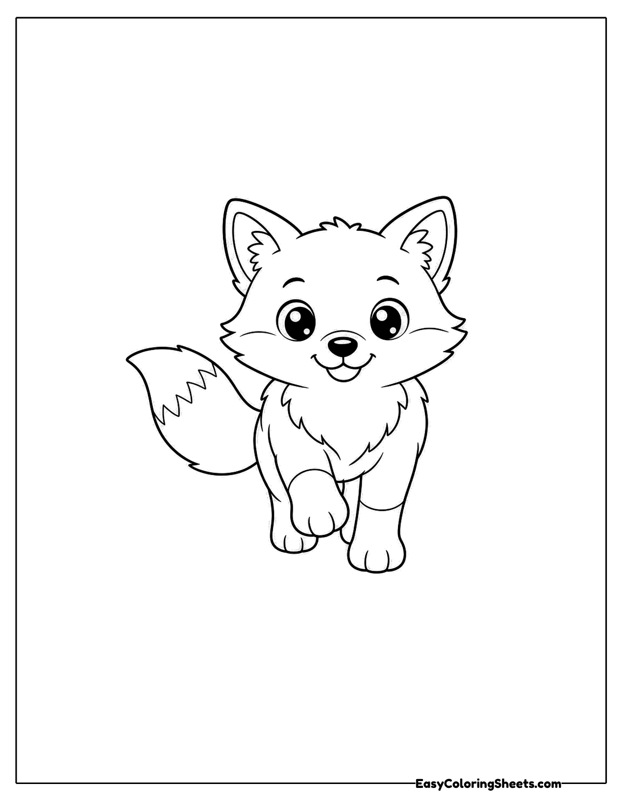 Fox walking toward the viewer on its back legs