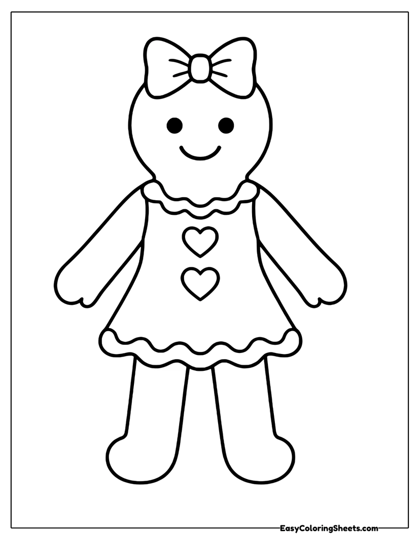 Printable Gingerbread Man Template.pdf 16 Gingerbread Man Templates and Templates (Free PDF Printables) | Easy ...