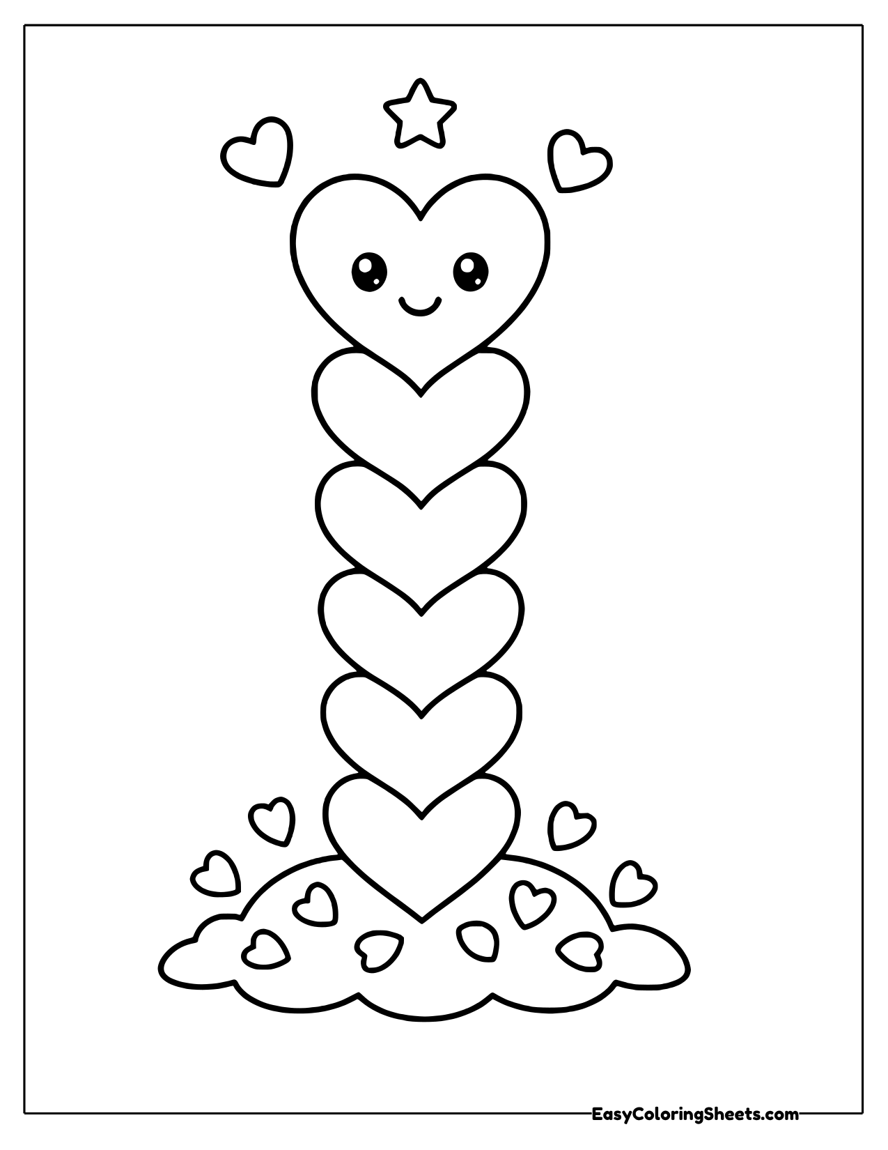 15 Valentine Coloring Pages (Free PDF Printables) | Easy Coloring Sheets
