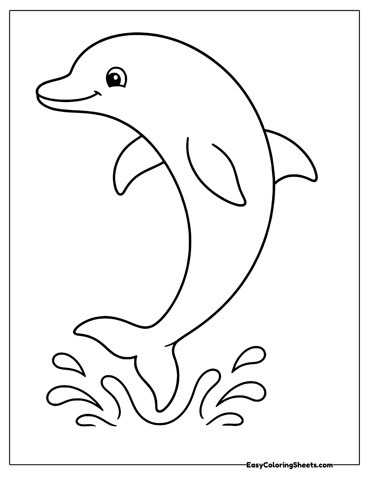 Dolphin doing a backflip over a splash