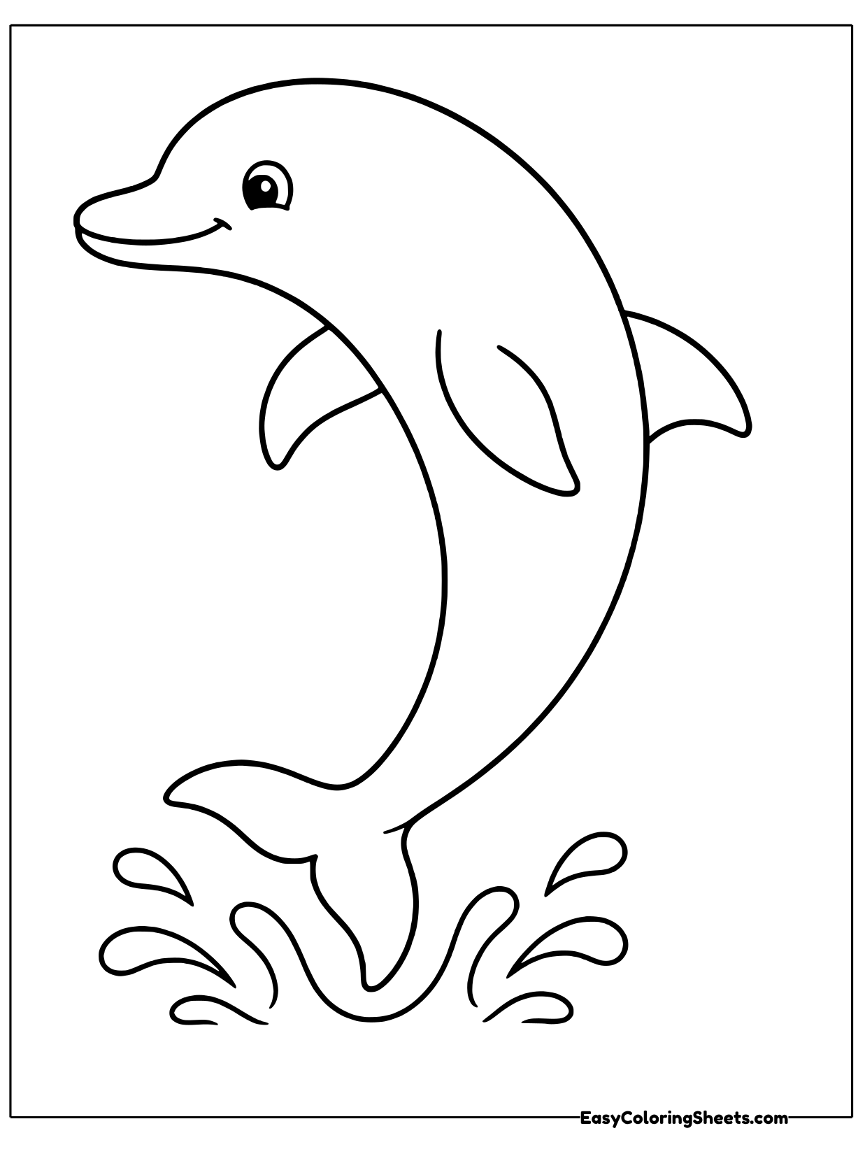A dolphin arcs through the air in a backflip above a splash of water.