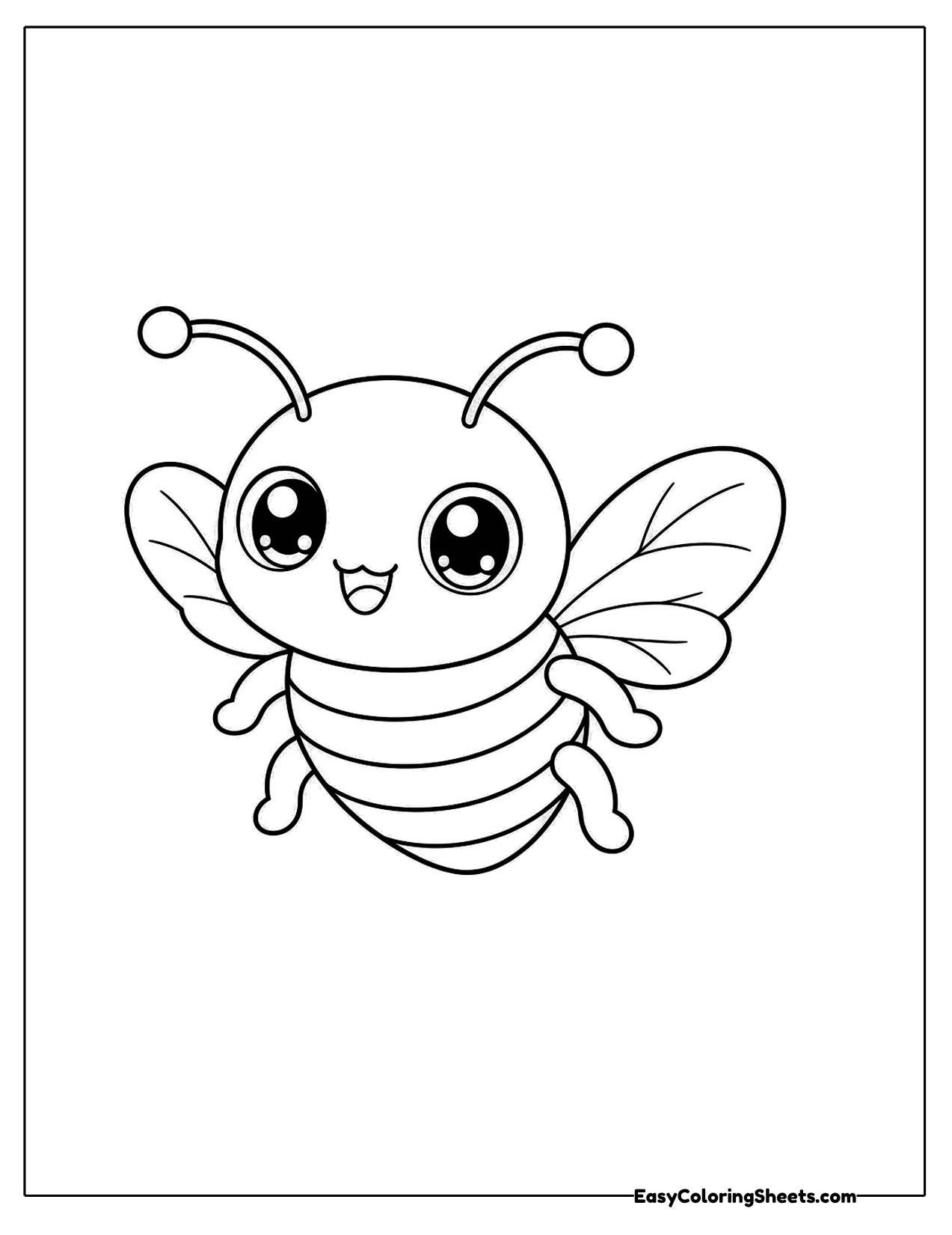 Big-eyed bee with fluffy wings