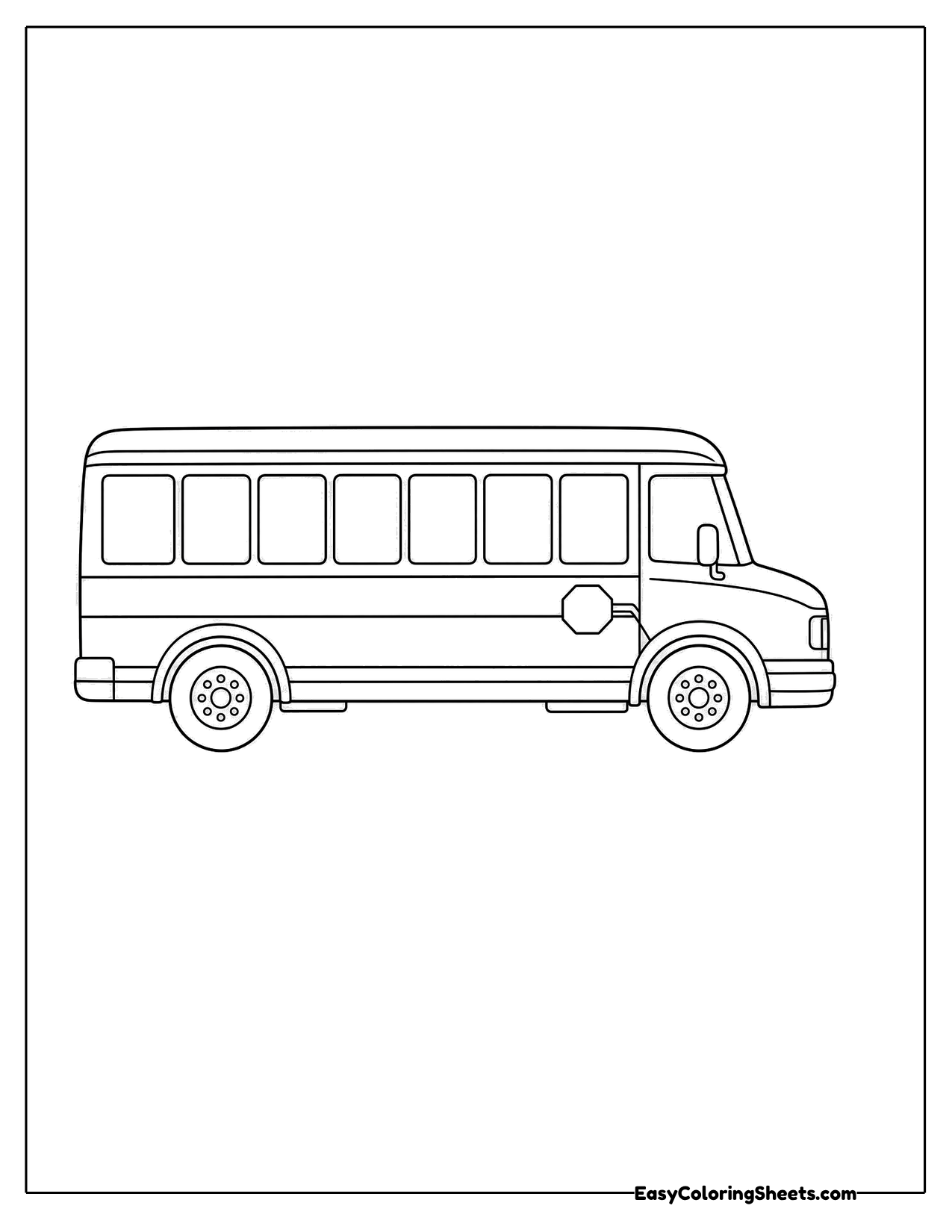 Classic yellow school bus