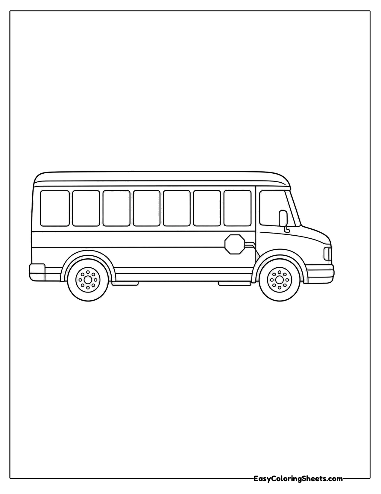 Classic yellow school bus