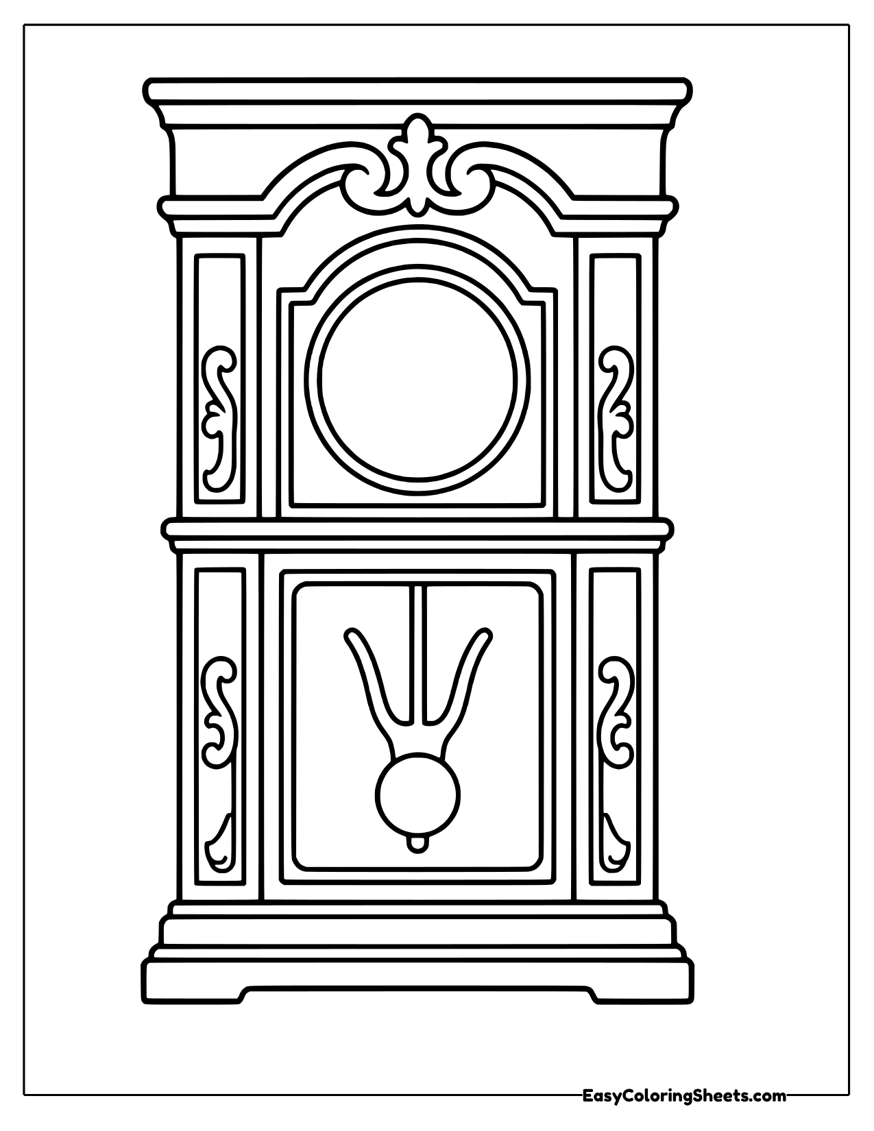 9 Vintage Coloring Pages (Free PDF Printables) | Easy Coloring Sheets