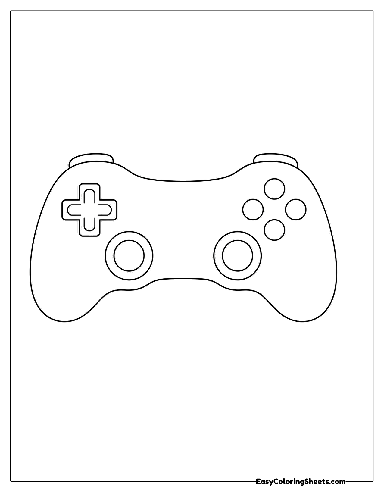Video game controller with buttons
