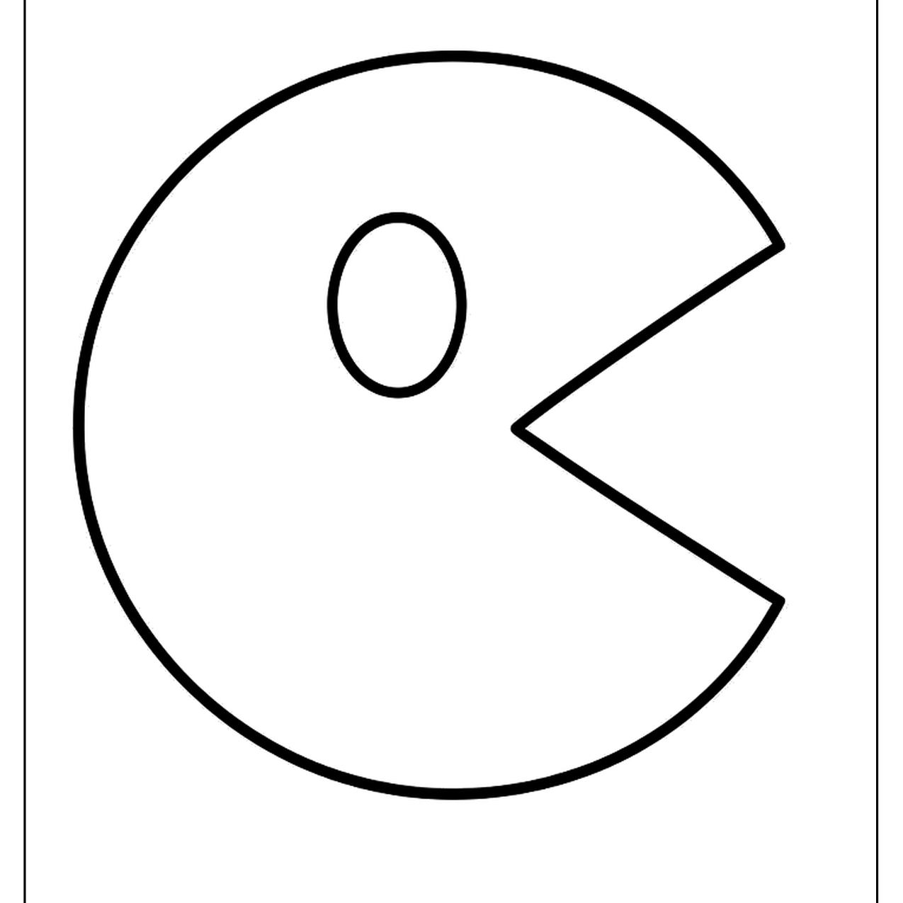 Big round chomping circle character with one eye