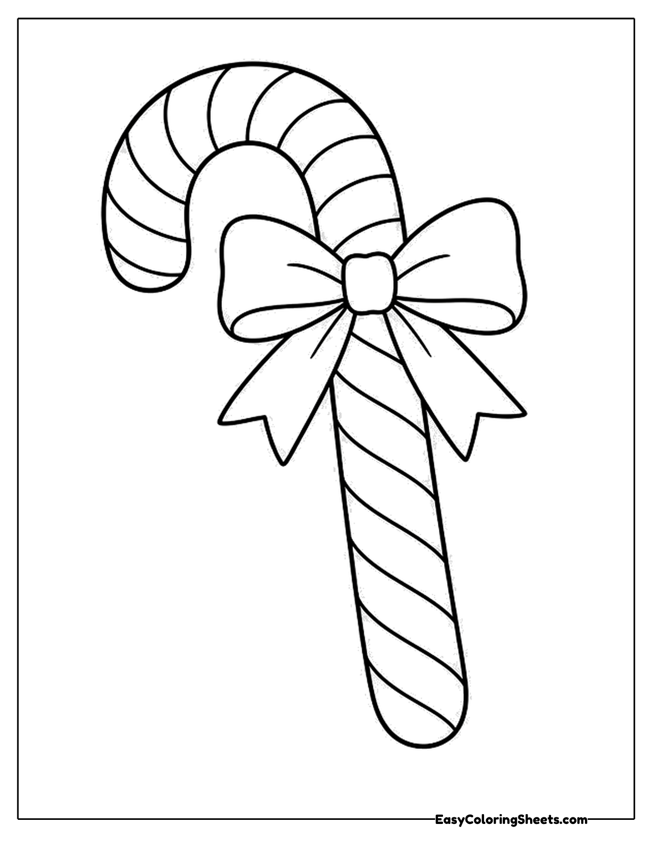 16 Candy Cane Coloring Pages (Free PDF Printables) | Easy Coloring Sheets