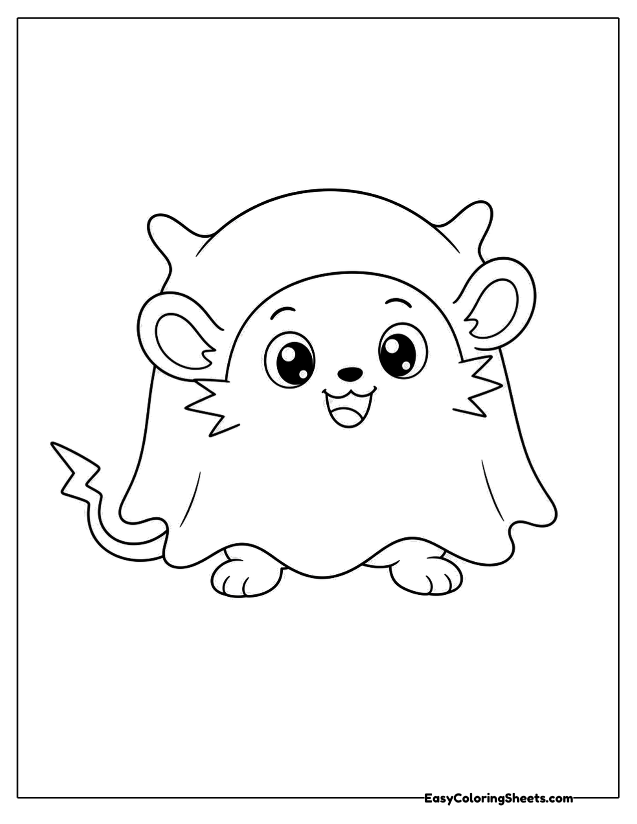 4 Halloween Pokemon Coloring Pages (Free PDF Printables) | Easy ...