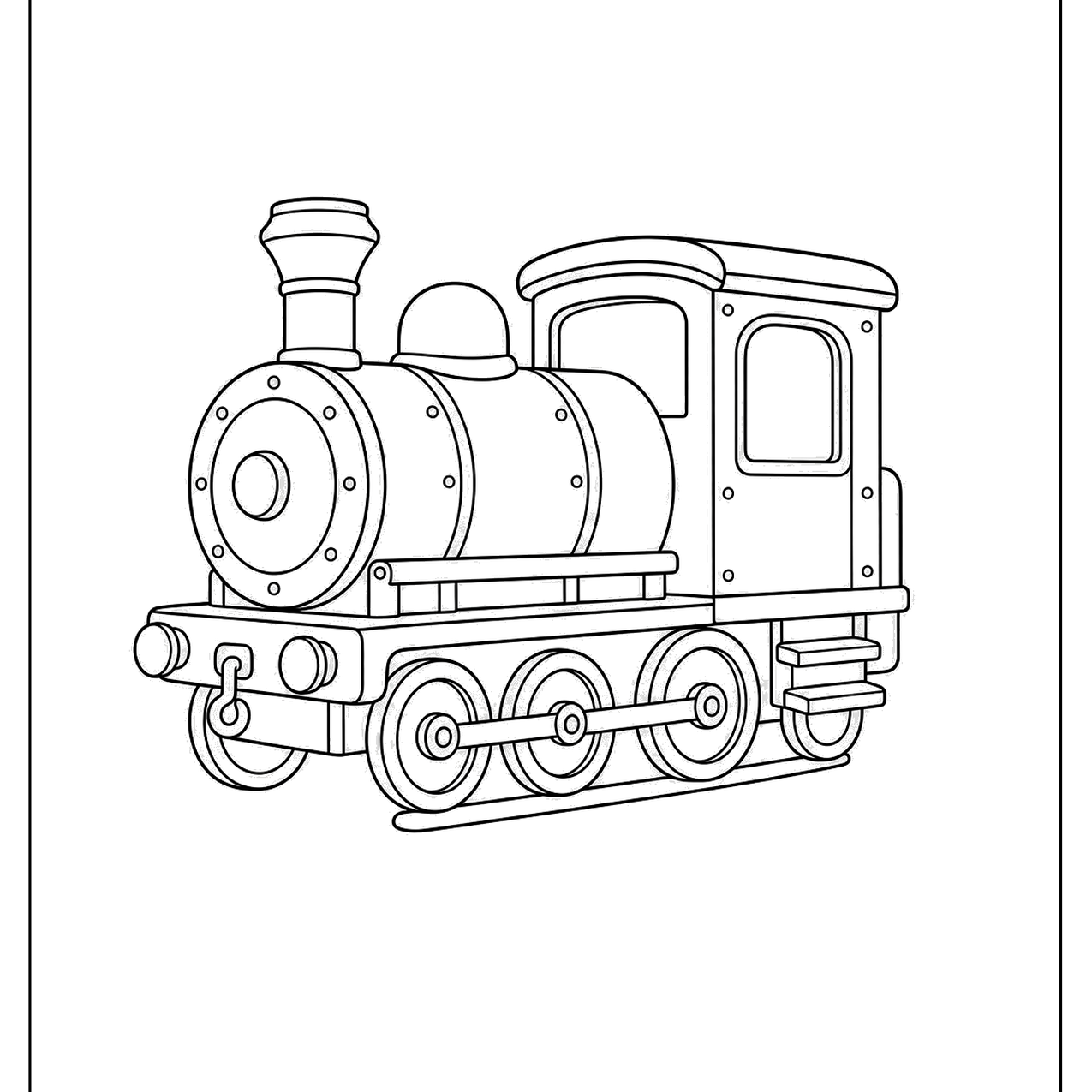 Big steam locomotive with a tall smokestack
