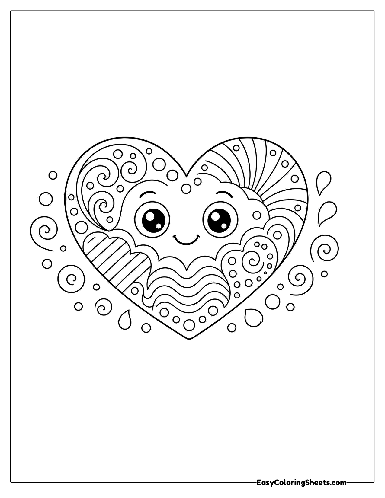 4 Zentangle Coloring Pages (Free PDF Printables) | Easy Coloring Sheets